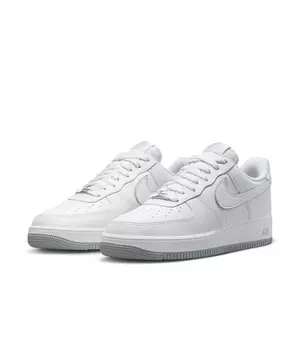 Men's shoes Nike Air Force 1 Black/ Wolf Grey - White