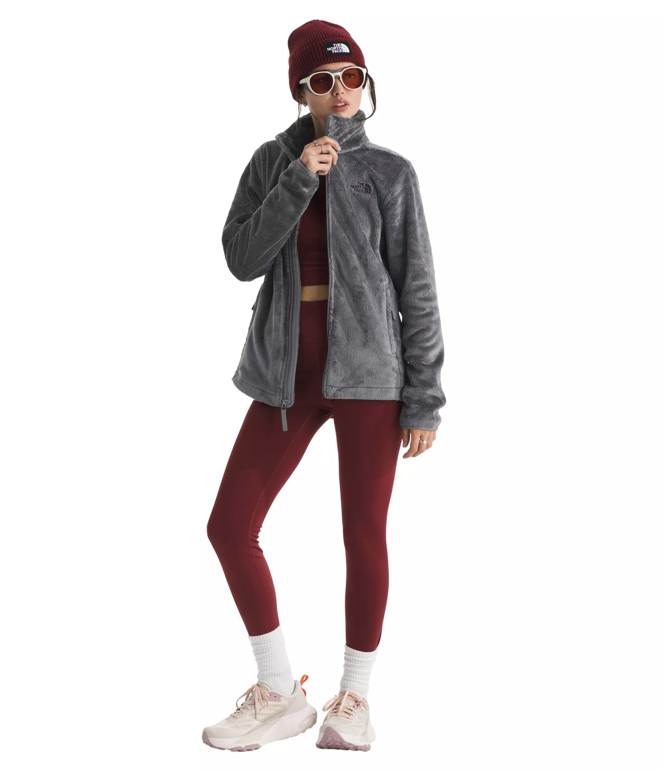 The North Face Women's Osito Jacket -Smoked Pearl - SMOKED PEARL