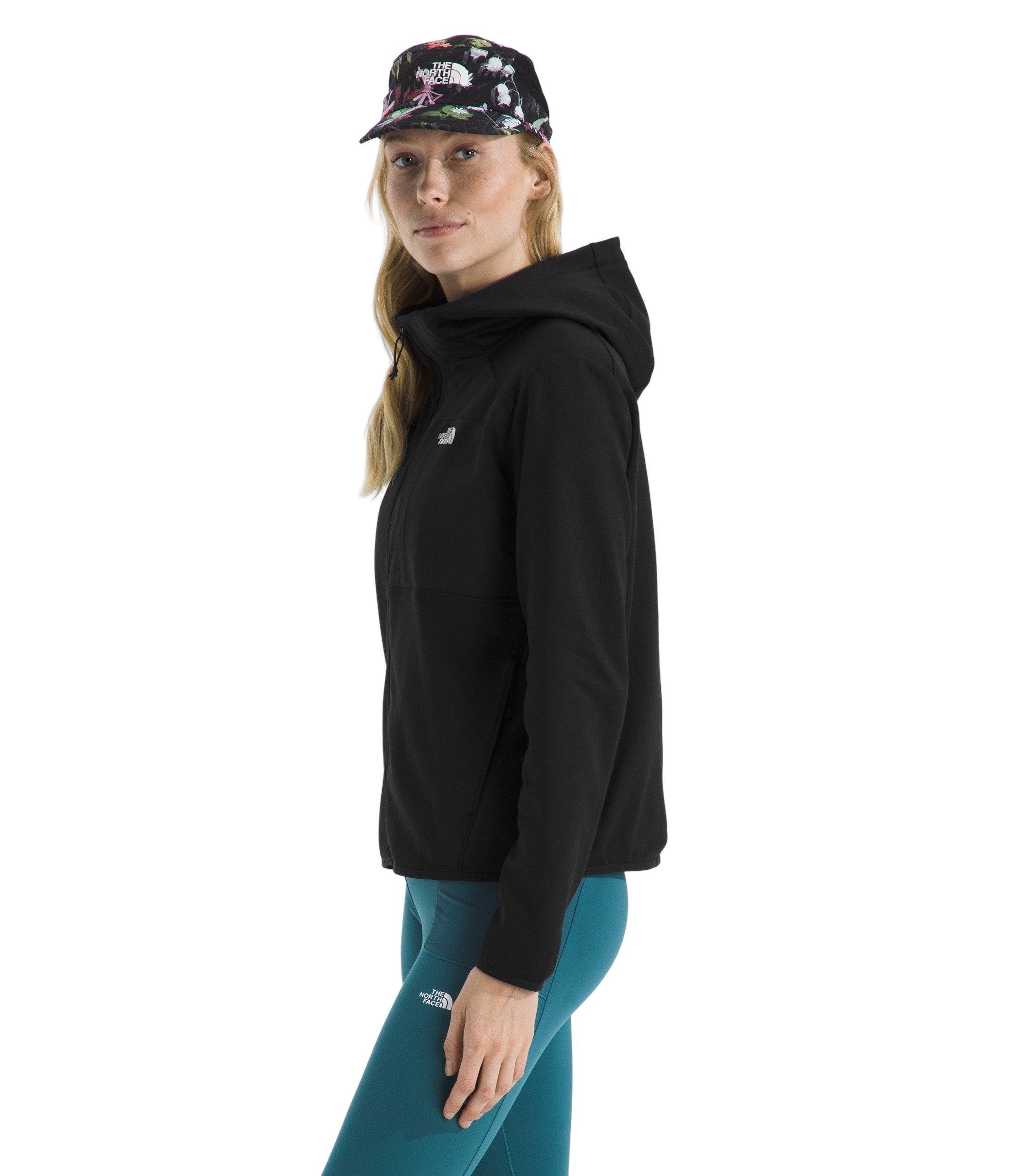 The North Face Women's Performance Fleece Full-Zip Jacket -Black - BLACK Thumbnail View 3