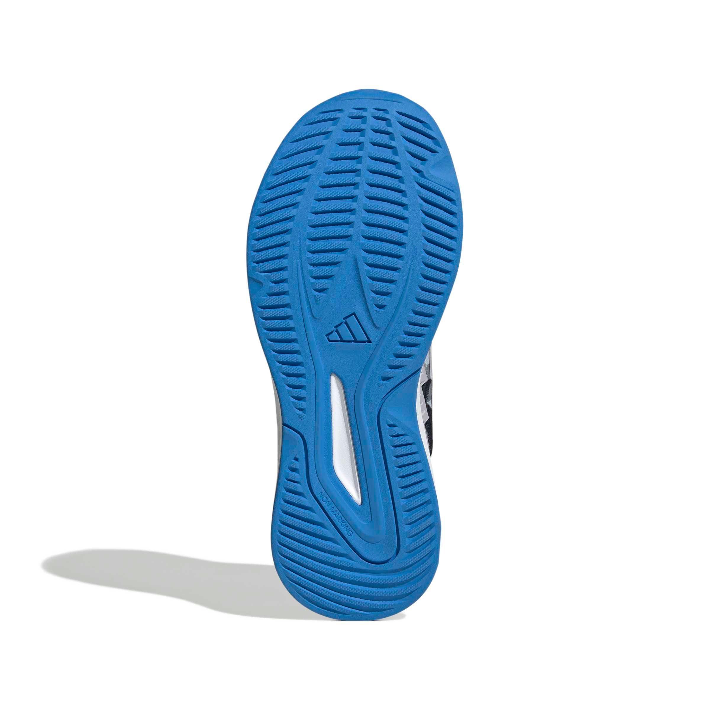 adidas Minecraft Fortarun 4.0 "Glory Grey/Glory Grey/Lucid Ray Blue" Grade School Boys' Shoe - GREY/GREY/BLUE Thumbnail View 6