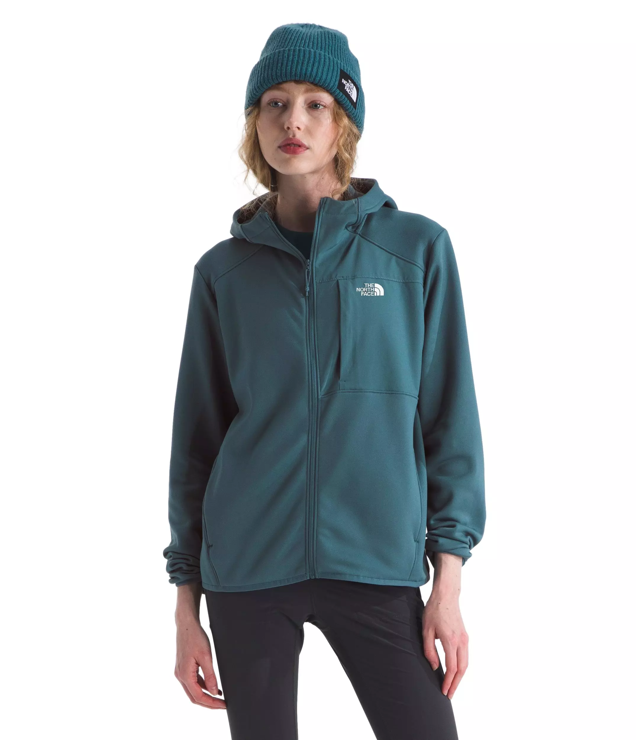 The North Face Women's Performance Fleece Full-Zip Jacket - COLOR - BLACK
