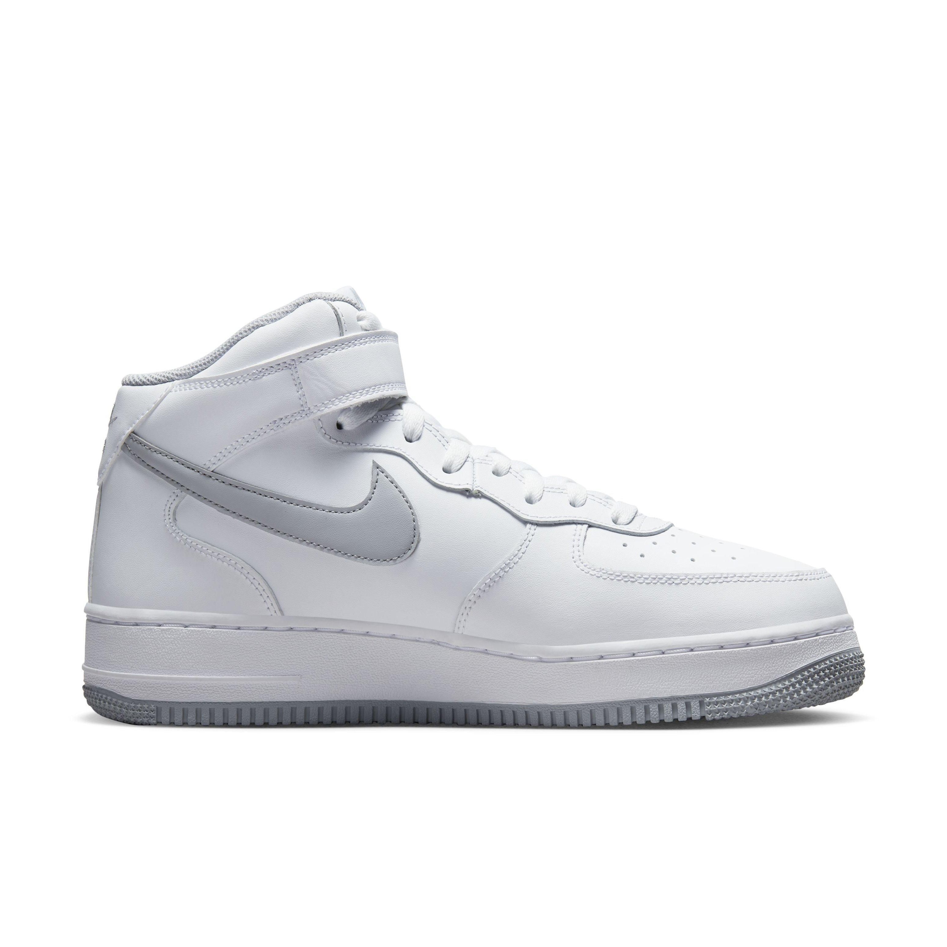 Nike Air Force 1 '07 White/Wolf Grey/White Men's Shoe - Hibbett