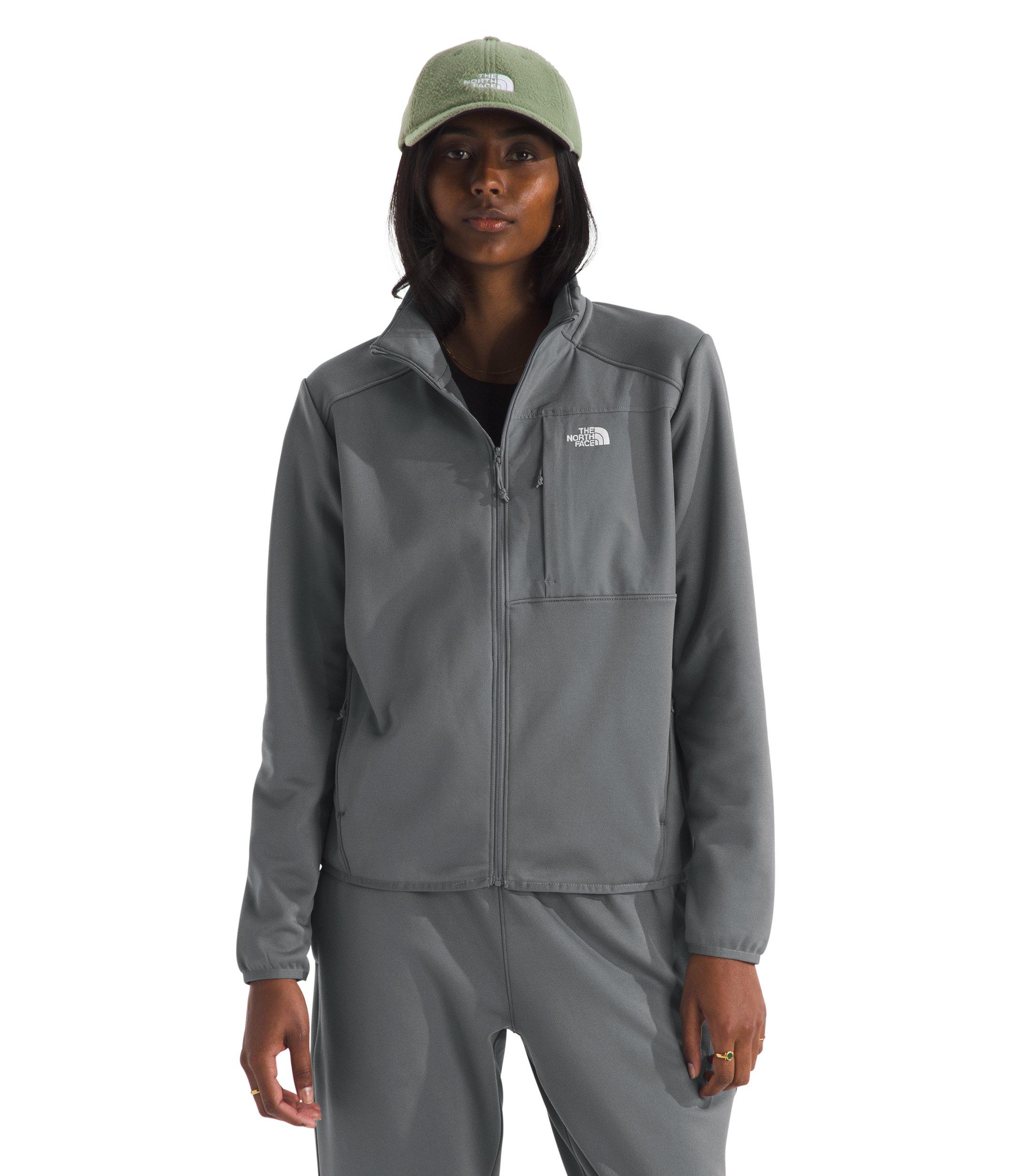 The North Face Women's Performance Fleece Full-Zip Jacket - Smoked Pearl - SMOKED PEARL Thumbnail View 1