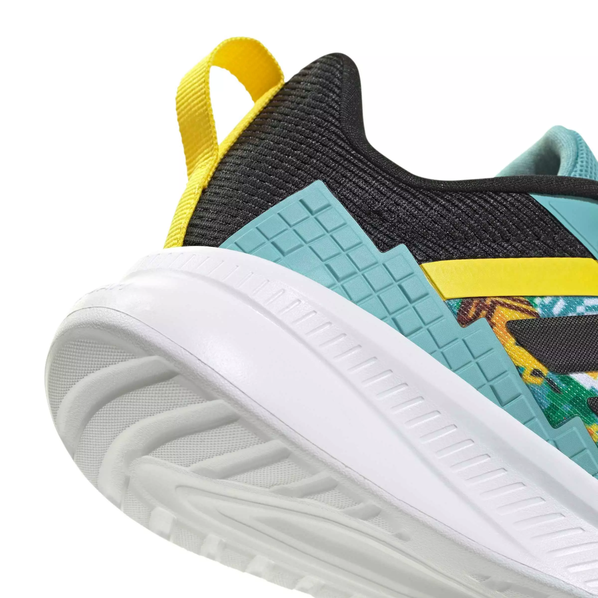adidas Minecraft Fortarun 4.0 "Mint Ton/Core Black/Yellow" Preschool Girls' Shoe - MINT/BLACK/YELLOW