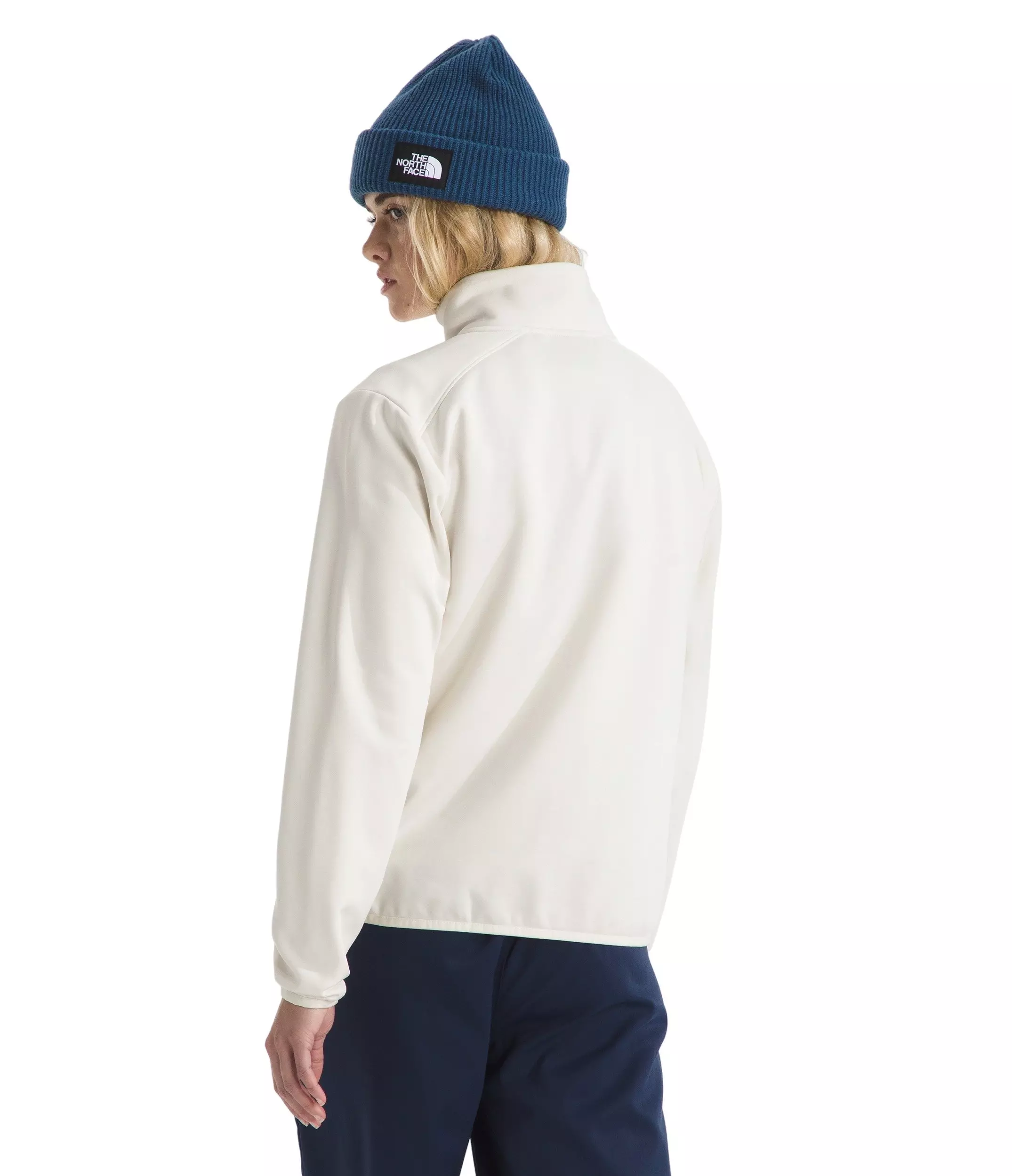 The North Face Women's Performance Fleece Full-Zip Jacket -White - WHITE