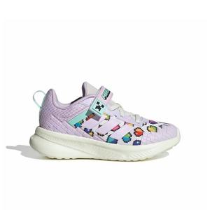 adidas Minecraft Fortarun 4.0 "Ice Lavender/Ice Lavender/Semi Flash Aqua" Preschool Girls' Shoe