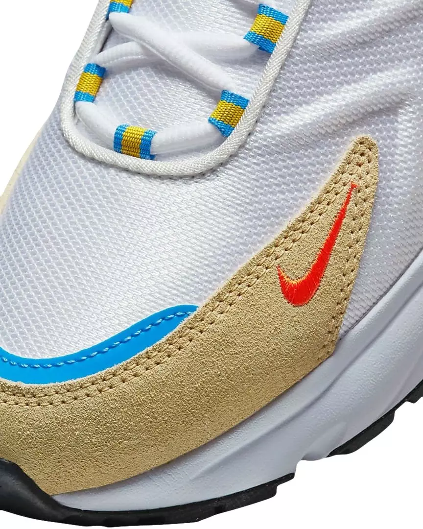 Nike Air Max TW SE "Summit White/Sesame/Light Photo Blue/Safety Orange" Men's Shoe - WHITE/SESAME/LT BLUE/ORANGE