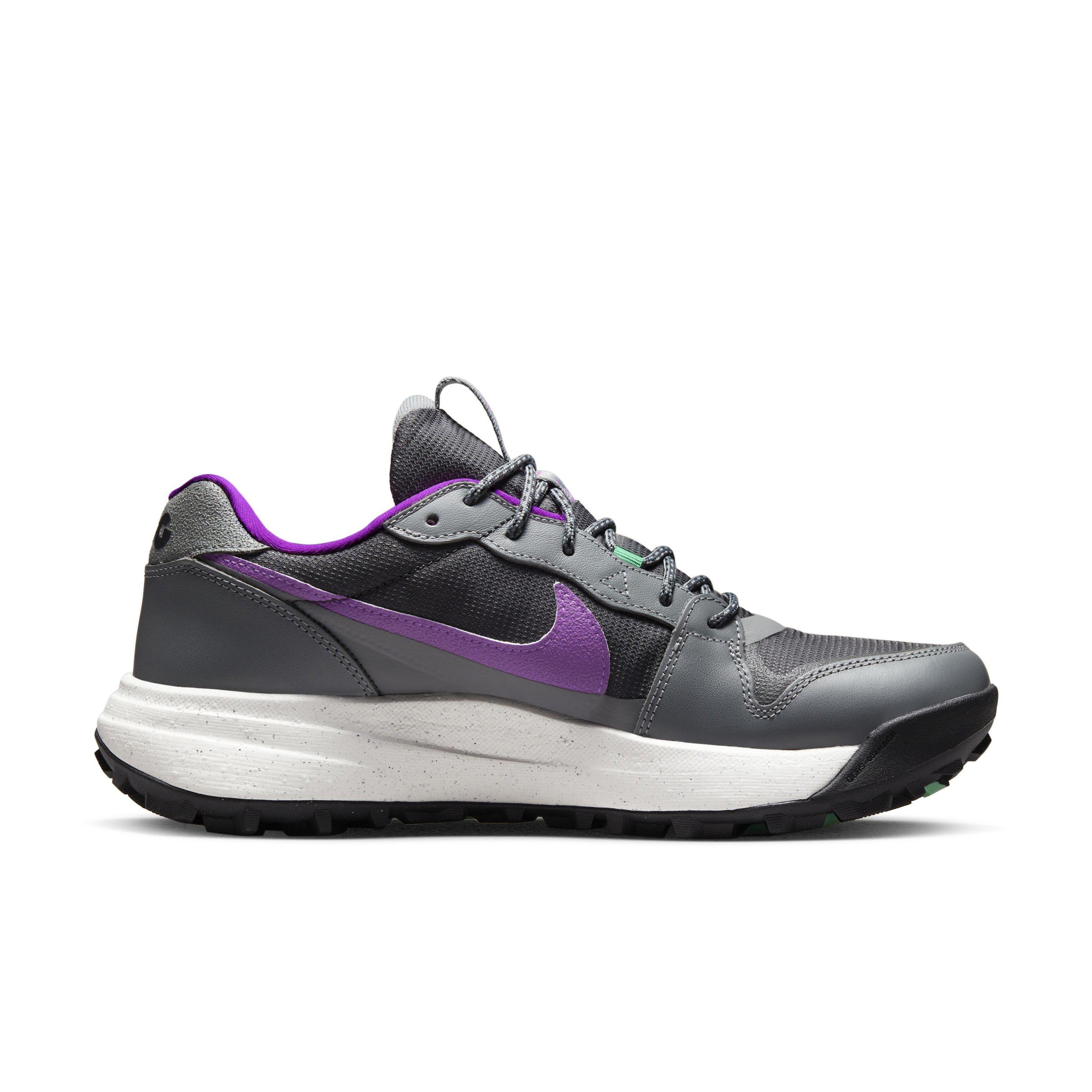 Nike ACG Lowcate "Smoke Grey/Dark Smoke Grey/Vivid Purple" Men's Shoe - GREY/DK GREY/PURPLE Thumbnail View 1