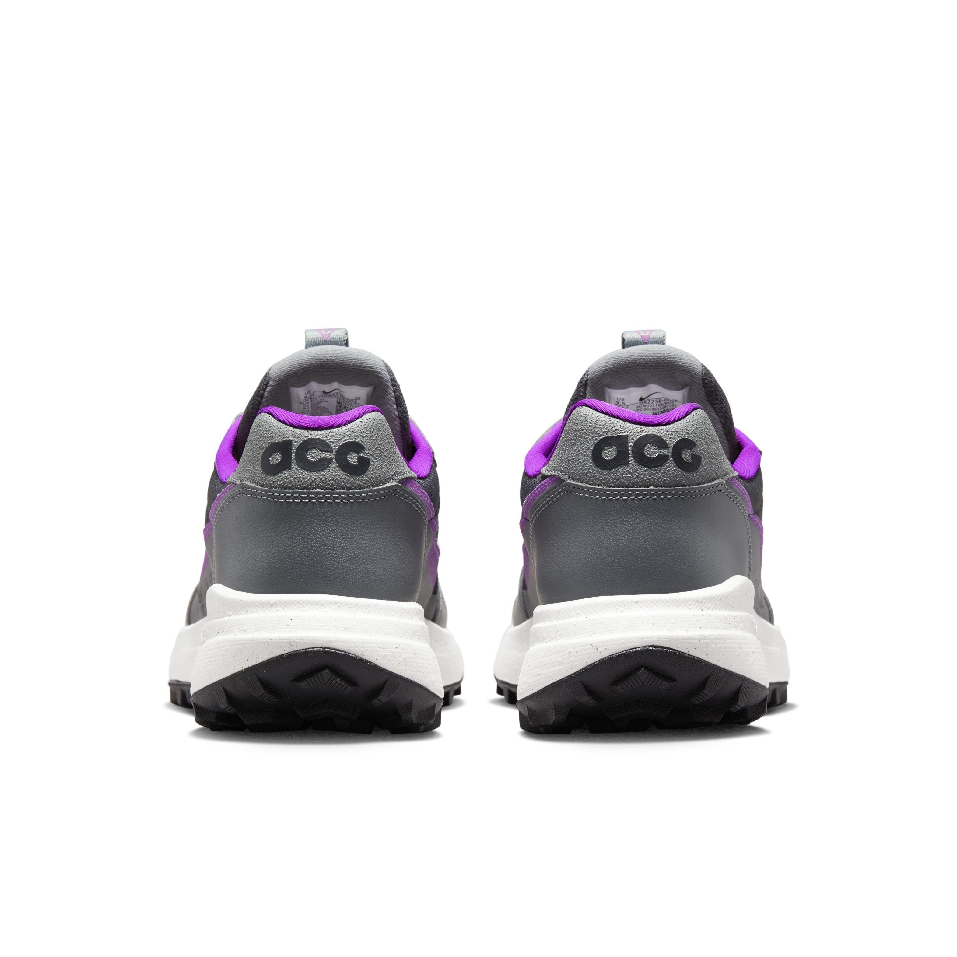 Nike ACG Lowcate "Smoke Grey/Dark Smoke Grey/Vivid Purple" Men's Shoe - GREY/DK GREY/PURPLE Thumbnail View 5