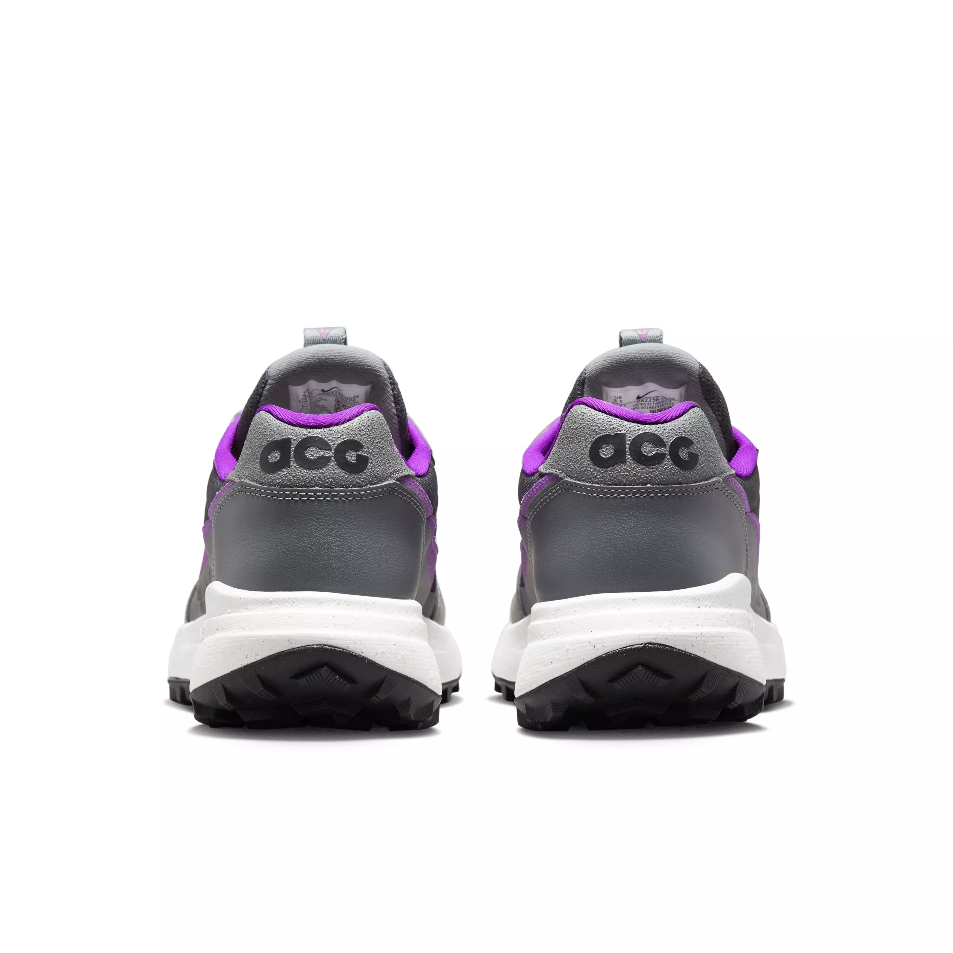 Nike ACG Lowcate "Smoke Grey/Dark Smoke Grey/Vivid Purple" Men's Shoe - GREY/DK GREY/PURPLE