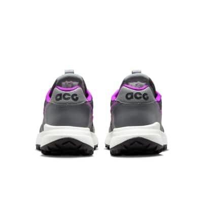 Nike ACG Lowcate "Smoke Grey/Dark Smoke Grey/Vivid Purple" Men's Shoe - GREY/DK GREY/PURPLE Thumbnail View 7