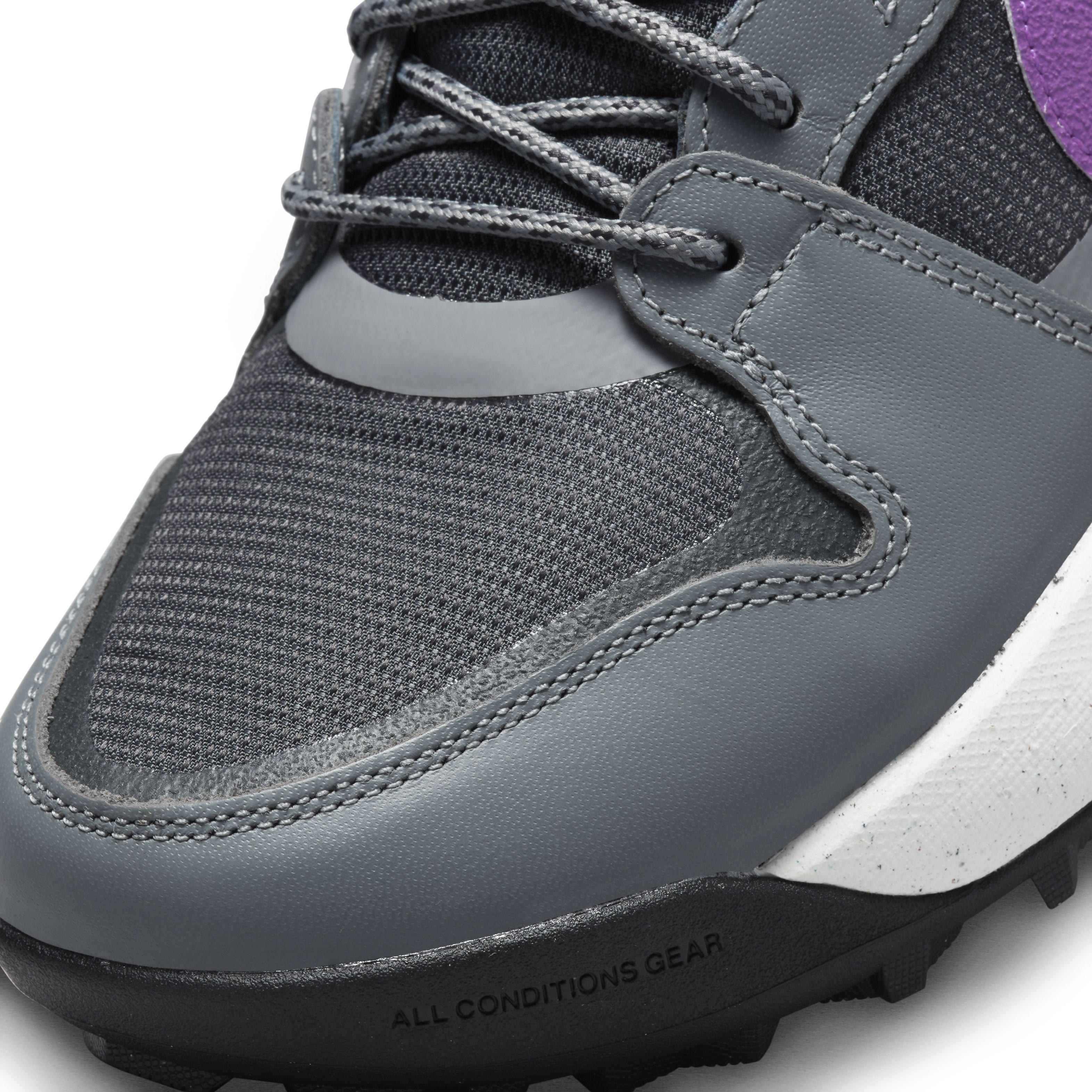 Nike ACG Lowcate "Smoke Grey/Dark Smoke Grey/Vivid Purple" Men's Shoe - GREY/DK GREY/PURPLE Thumbnail View 8