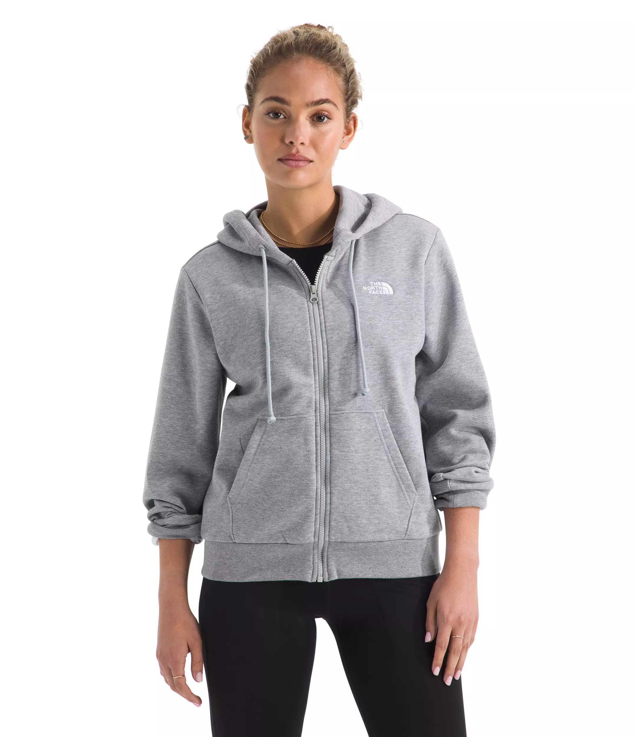 The North Face Women's Evolution Simple Dome Full-Zip Jacket - Grey - GREY