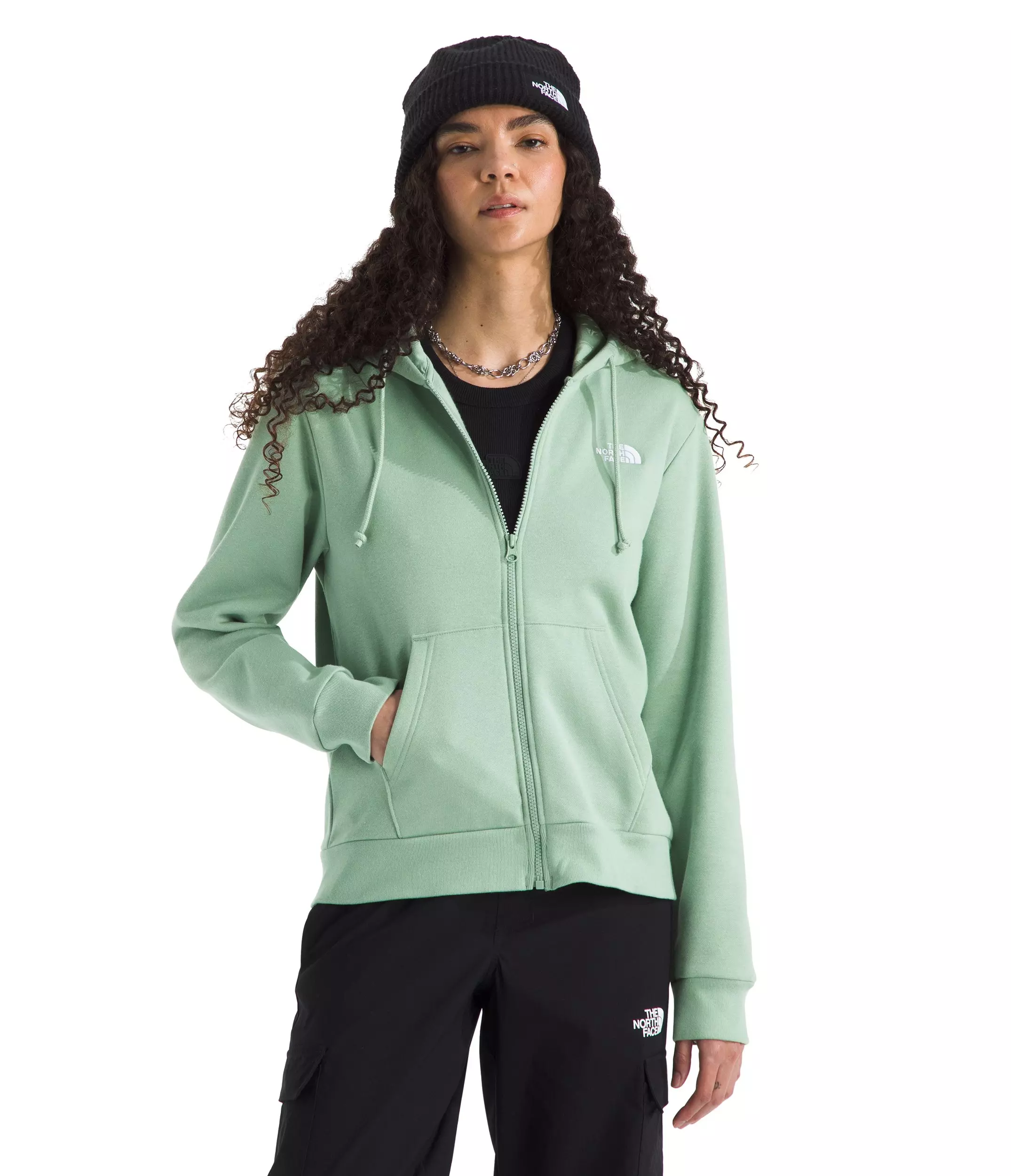 The North Face Women's Evolution Simple Dome Full-Zip Jacket - Green - GREEN