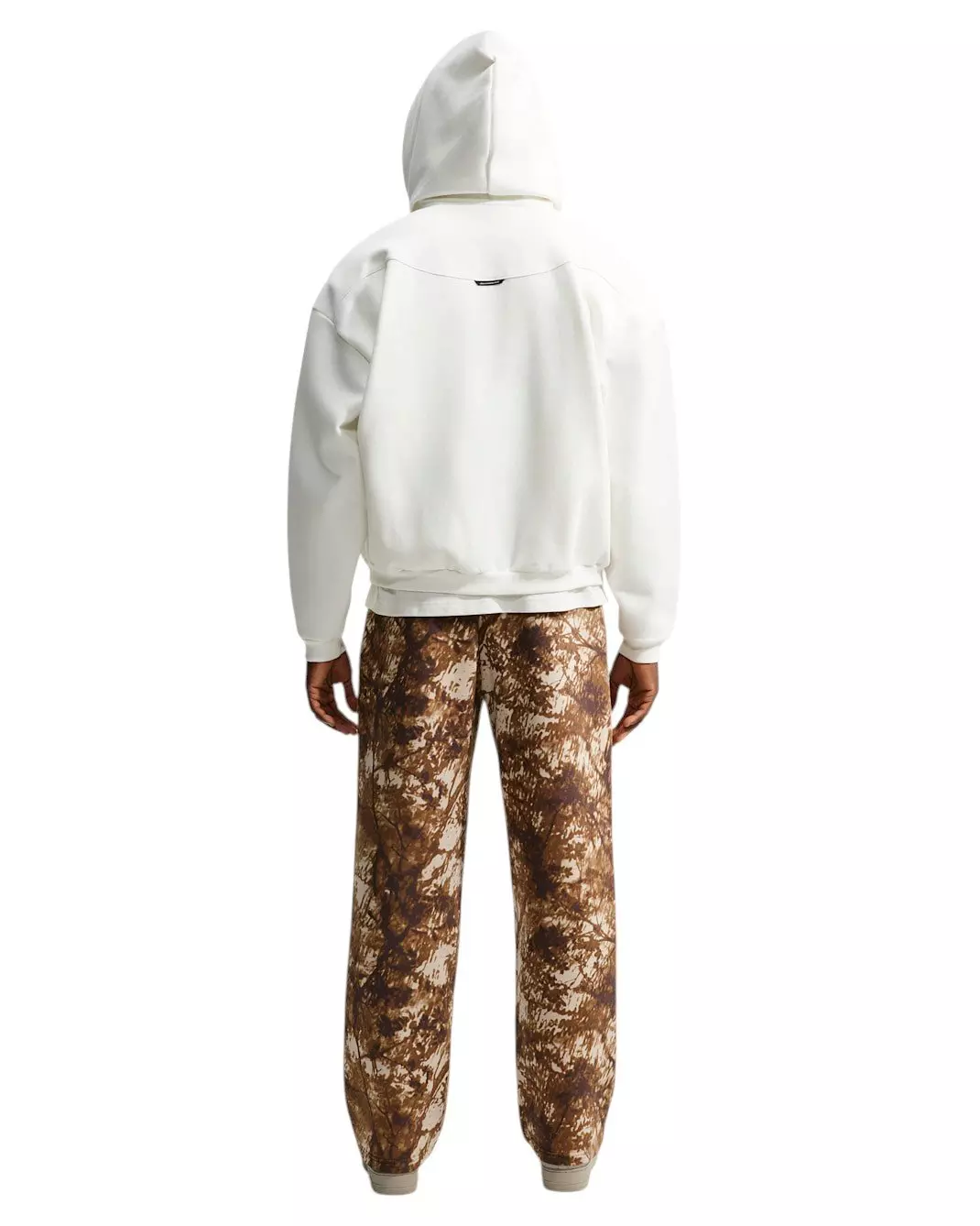 Nike Men's Standard Issue Brushed Open Hem Camo Basketball Pants - Desert Khaki - DESERT KHAKI
