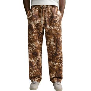 Nike Men's Standard Issue Brushed Open Hem Camo Basketball Pants - Desert Khaki - DESERT KHAKI