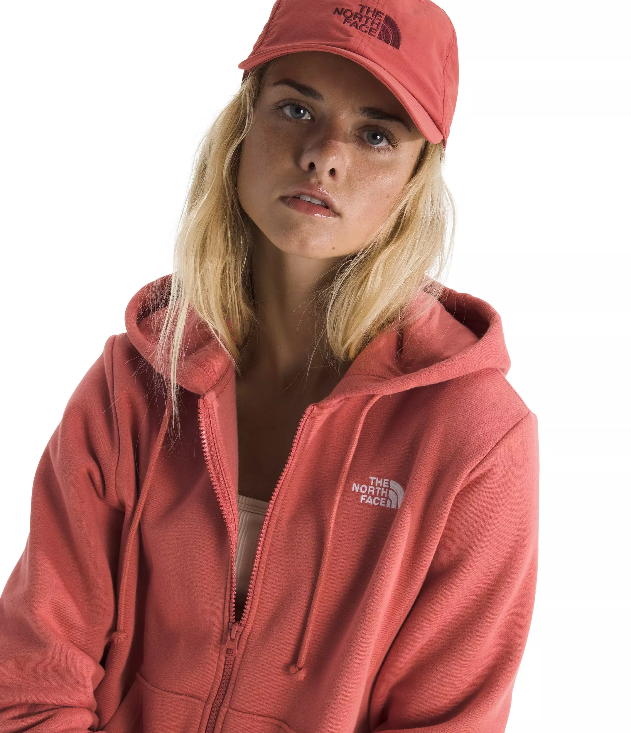 The North Face Women's Evolution Simple Dome Full-Zip Jacket - Orange - ORANGE