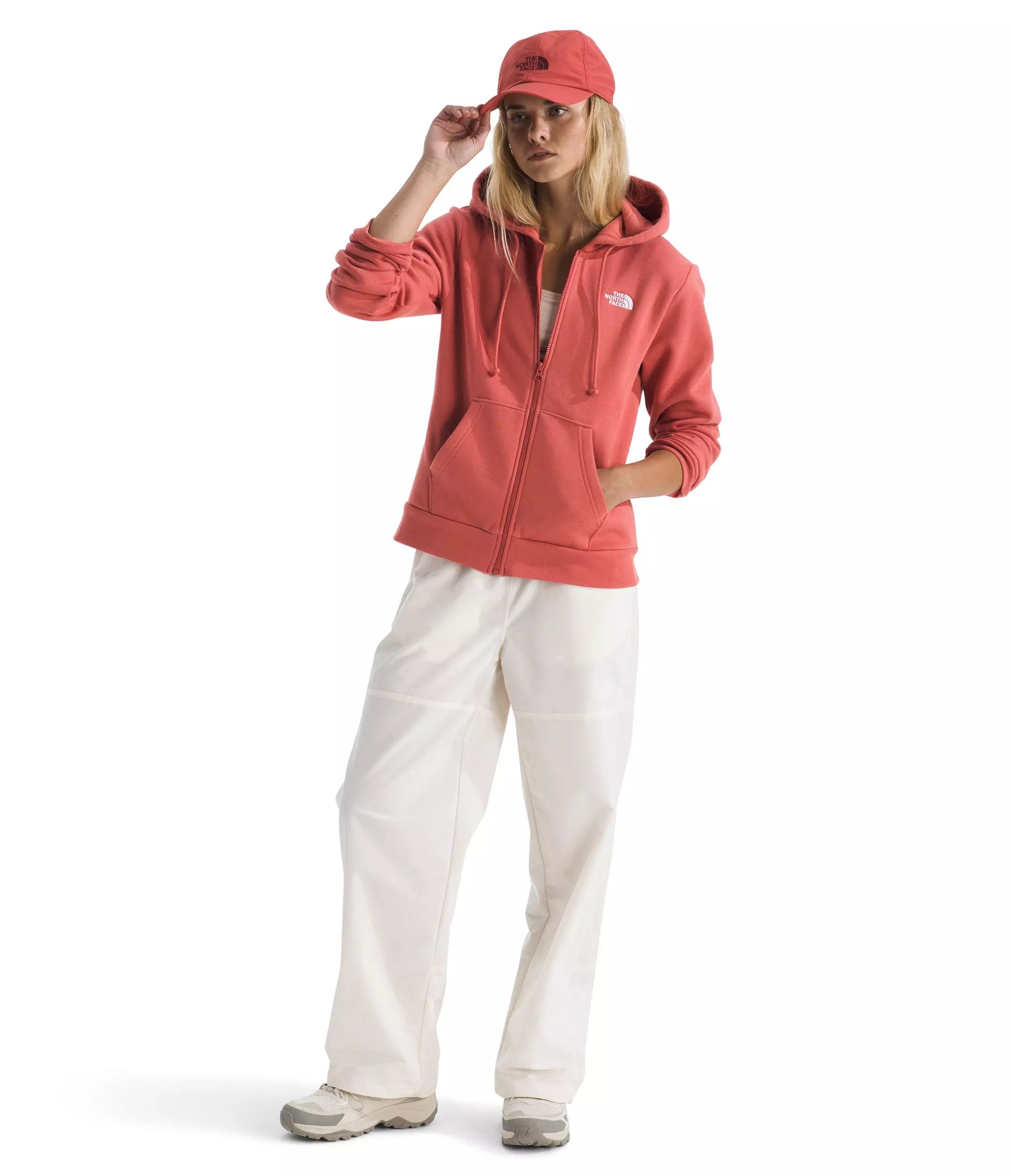 The North Face Women's Evolution Simple Dome Full-Zip Jacket -Orange - ORANGE