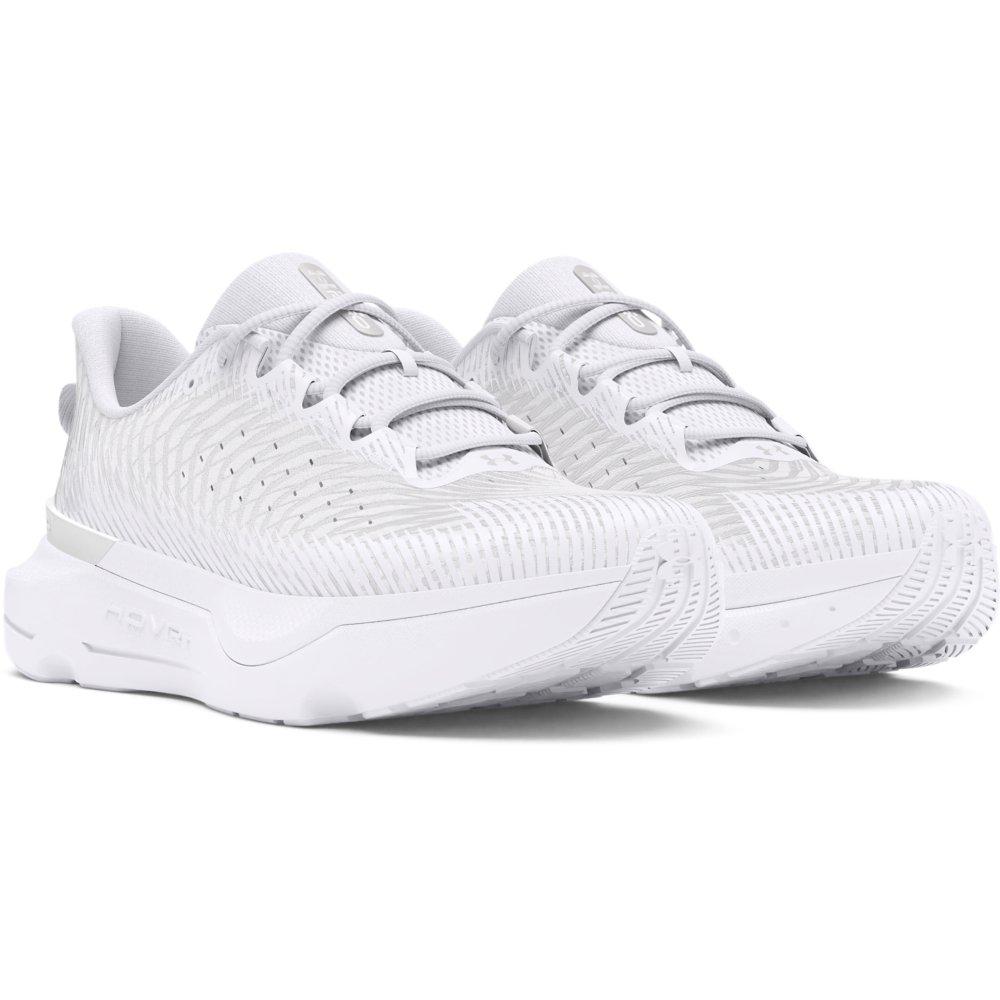 Under Armour Infinite Pro "White/Distant Grey/Halo Grey" Men's Running Shoe - WHITE/GREY/GREY Thumbnail View 3