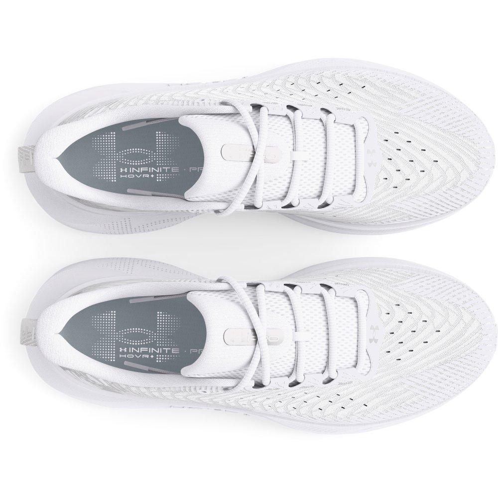 Under Armour Infinite Pro "White/Distant Grey/Halo Grey" Men's Running Shoe - WHITE/GREY/GREY Thumbnail View 4