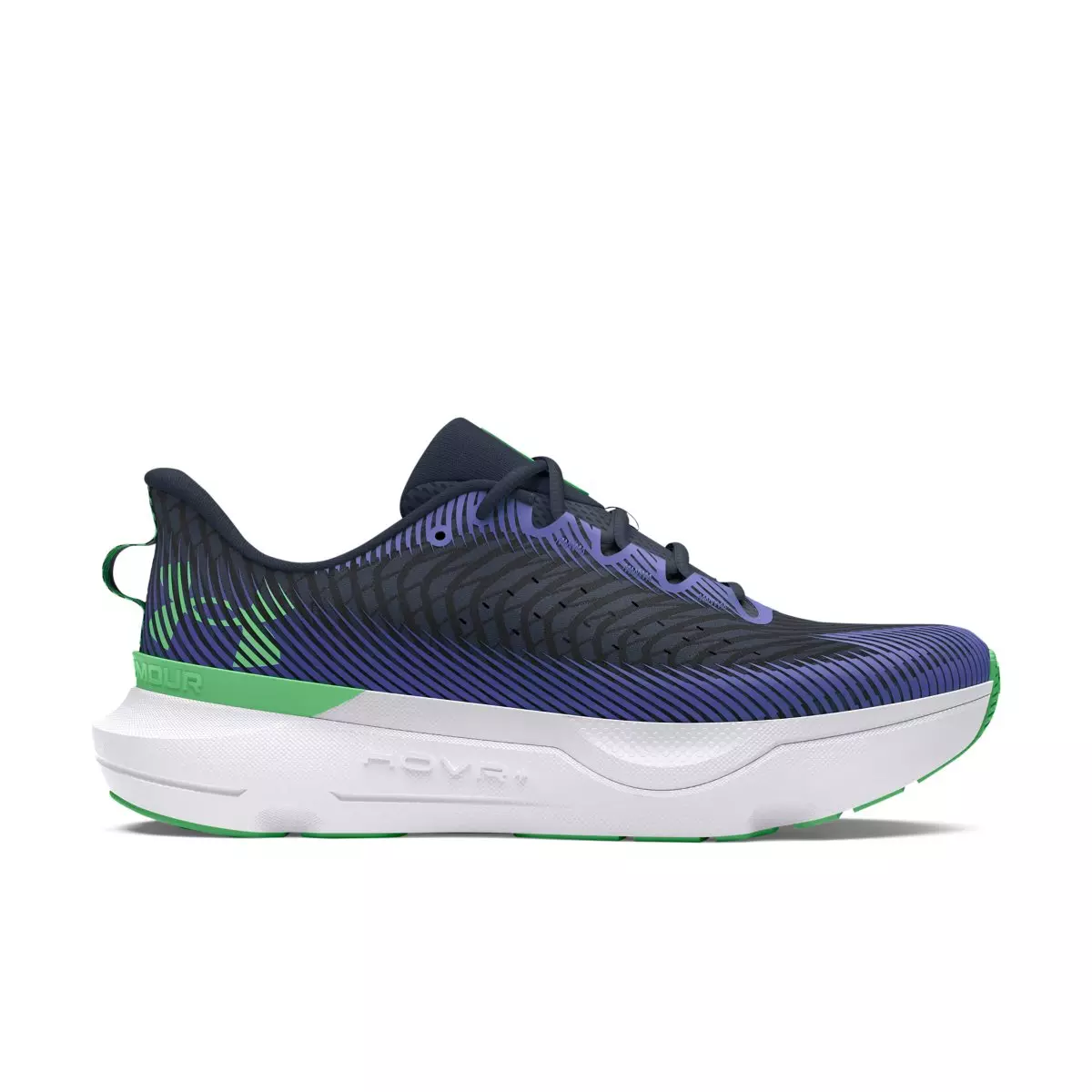 Under Armour Infinite Pro "Downpour Grey/Starlight/Matrix Green" Men's Running Shoe - GREY/STARLIGHT/GREEN