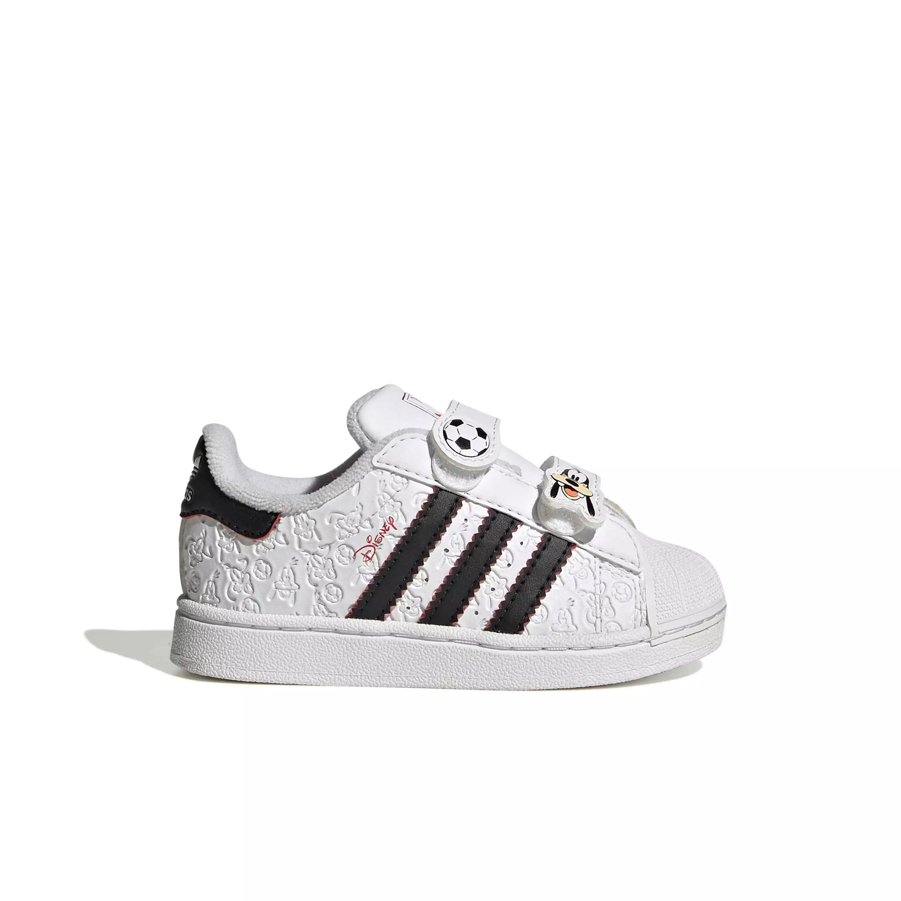 adidas Originals Disney Superstar II CC "Ftwr White/Core Black/Red" Infant Boys' Shoe - WHITE/BLACK/RED