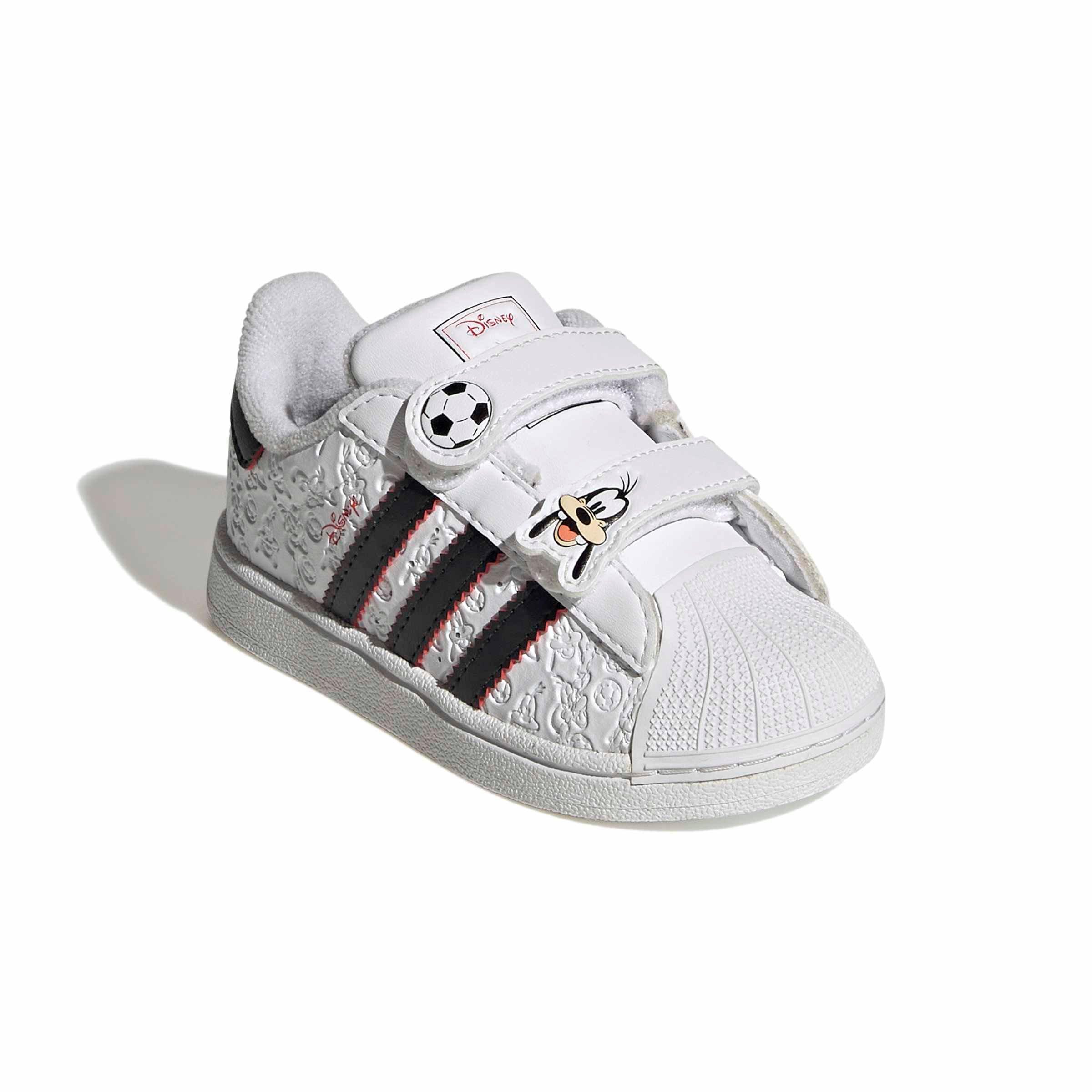 adidas Originals Disney Superstar II CC Infant Boys' "Ftwr White/Core Black/Red" Shoe