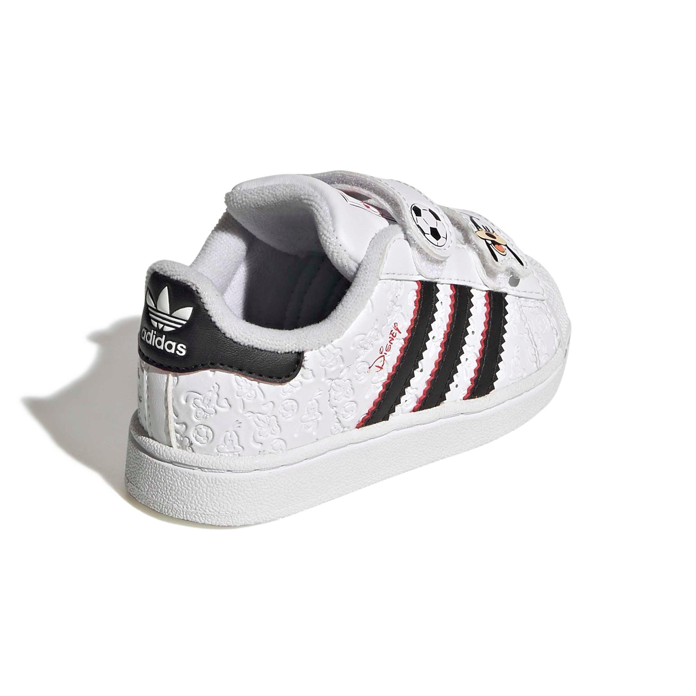 adidas Originals Disney Superstar II CC Infant Boys' "Ftwr White/Core Black/Red" Shoe