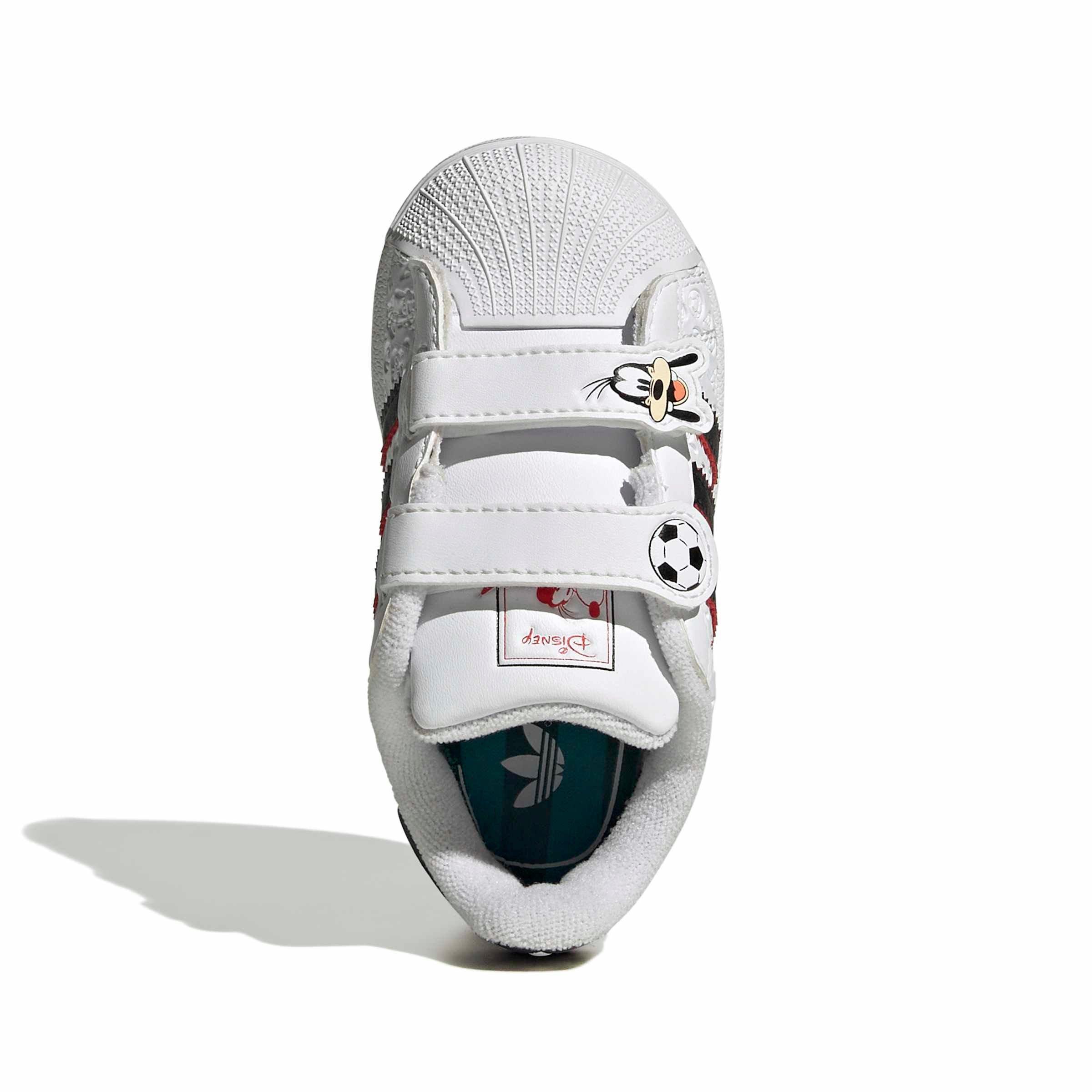 adidas Originals Disney Superstar II CC Infant Boys' "Ftwr White/Core Black/Red" Shoe