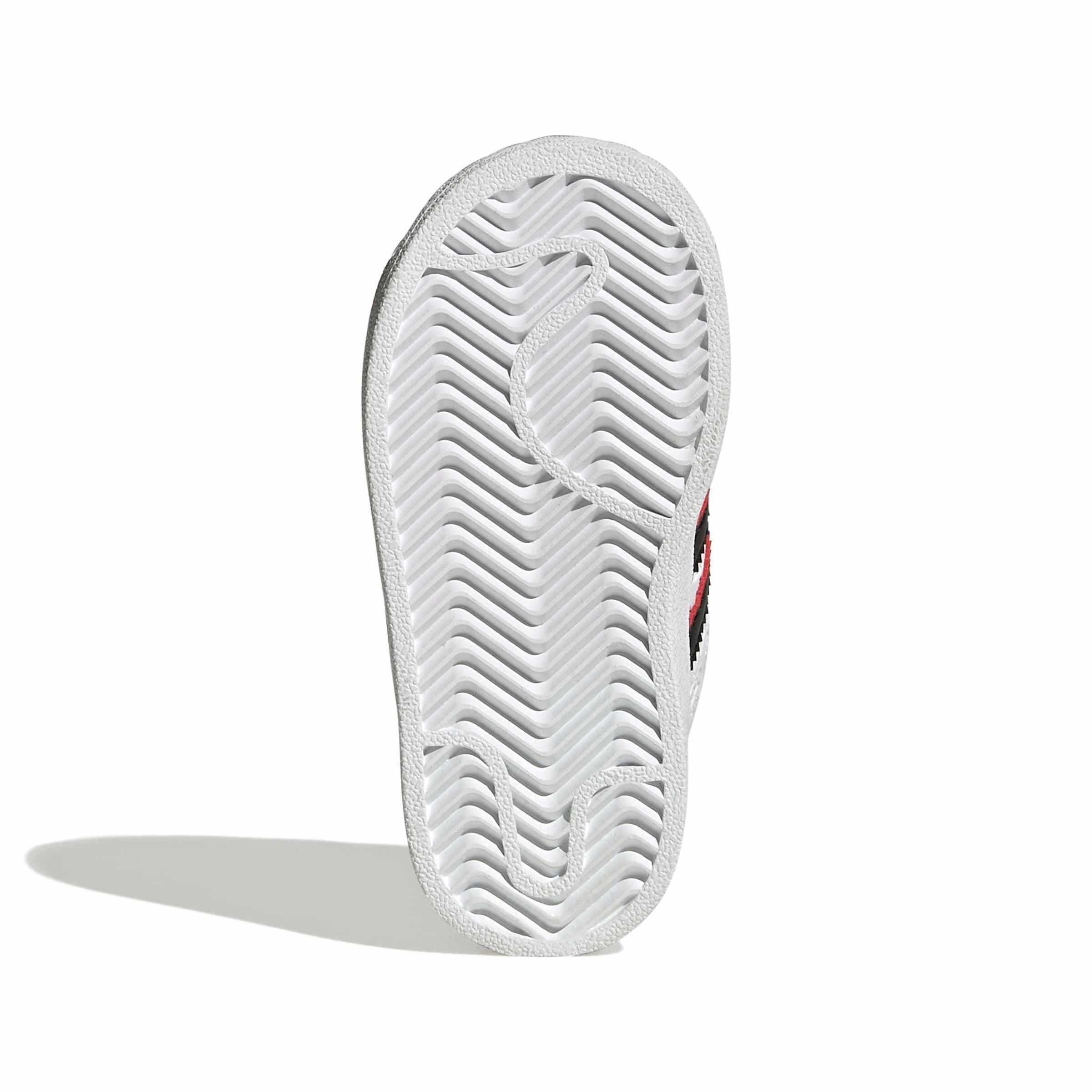 adidas Originals Disney Superstar II CC Infant Boys' "Ftwr White/Core Black/Red" Shoe