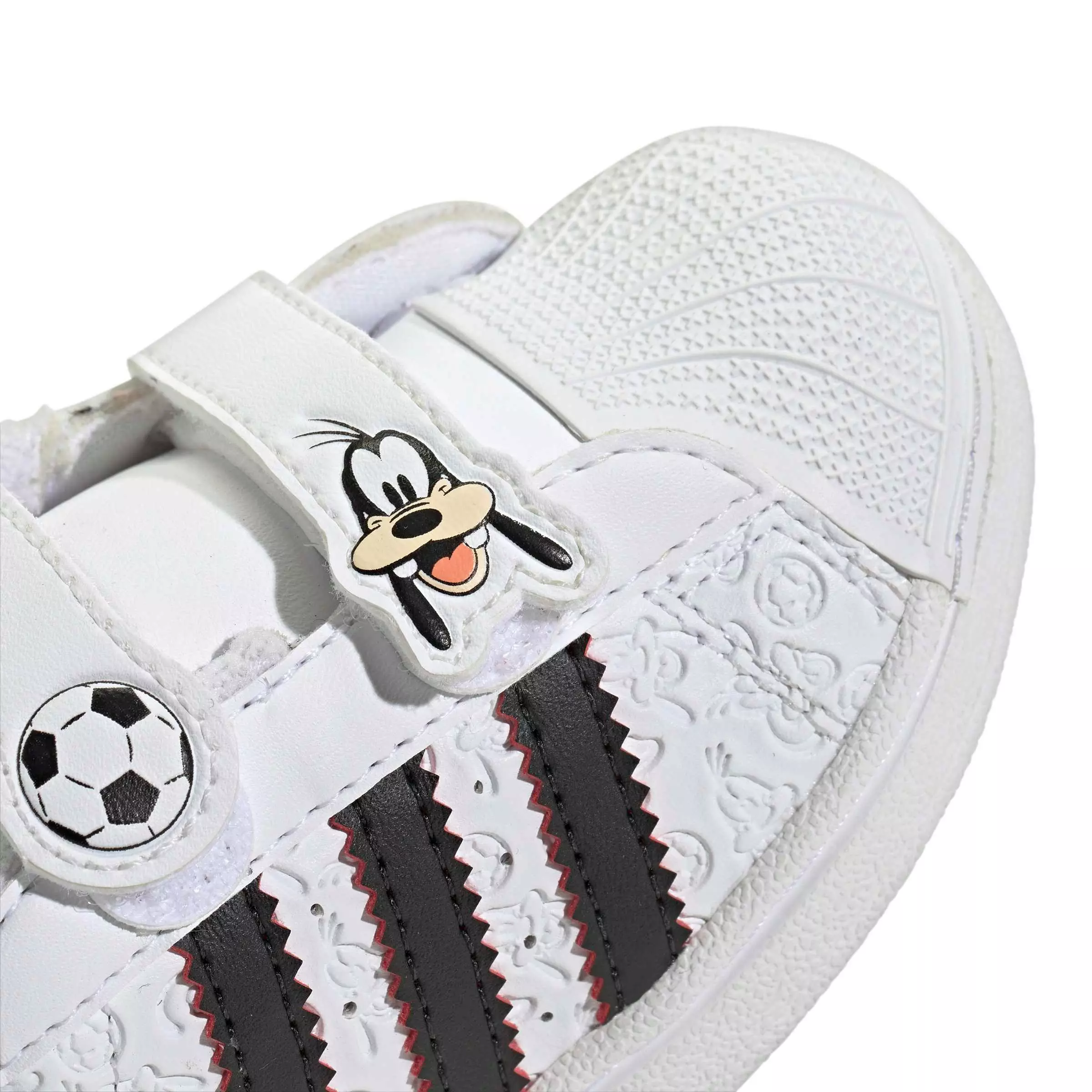 adidas Originals Disney Superstar II CC "Ftwr White/Core Black/Red" Infant Boys' Shoe - WHITE/BLACK/RED