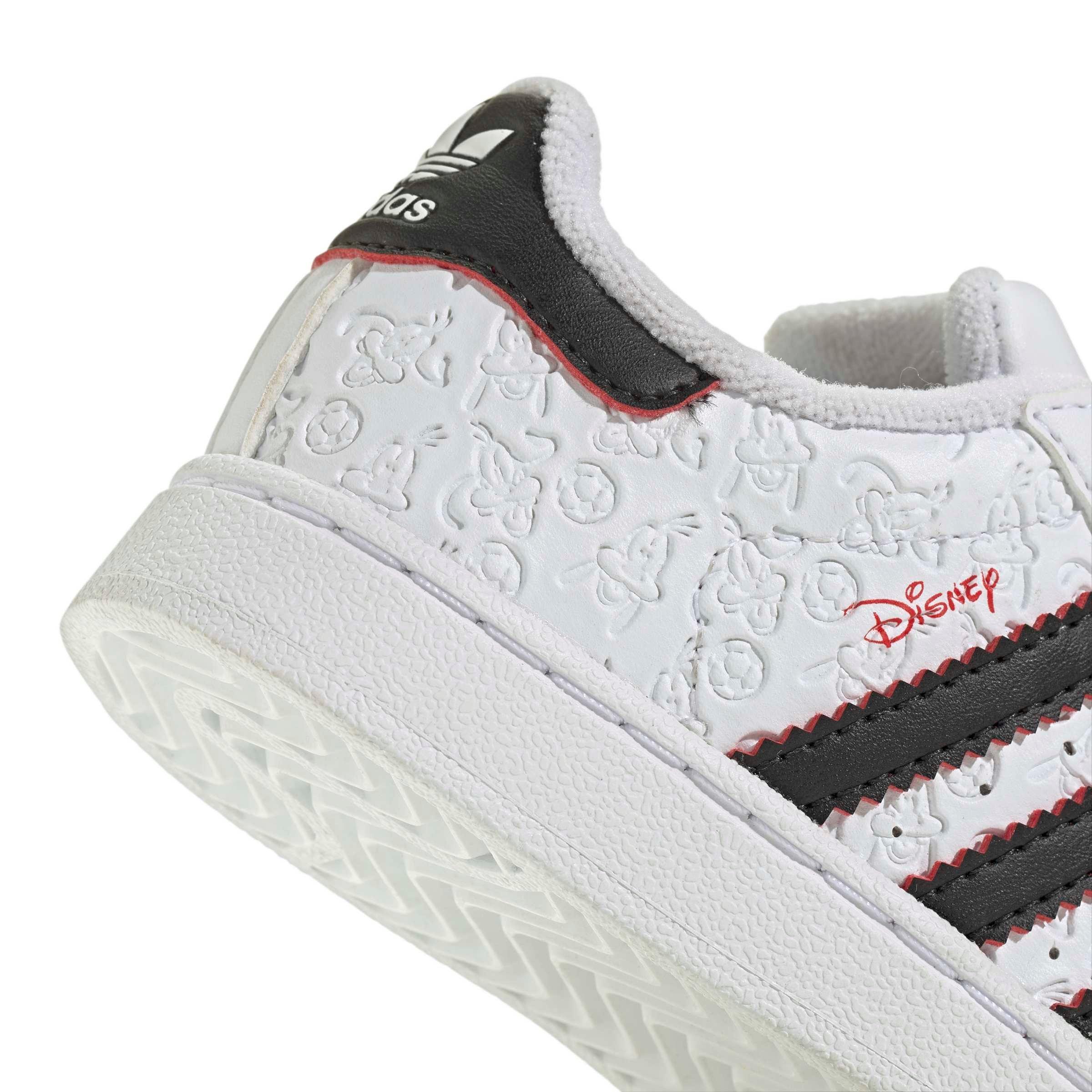 adidas Originals Disney Superstar II CC Infant Boys' "Ftwr White/Core Black/Red" Shoe