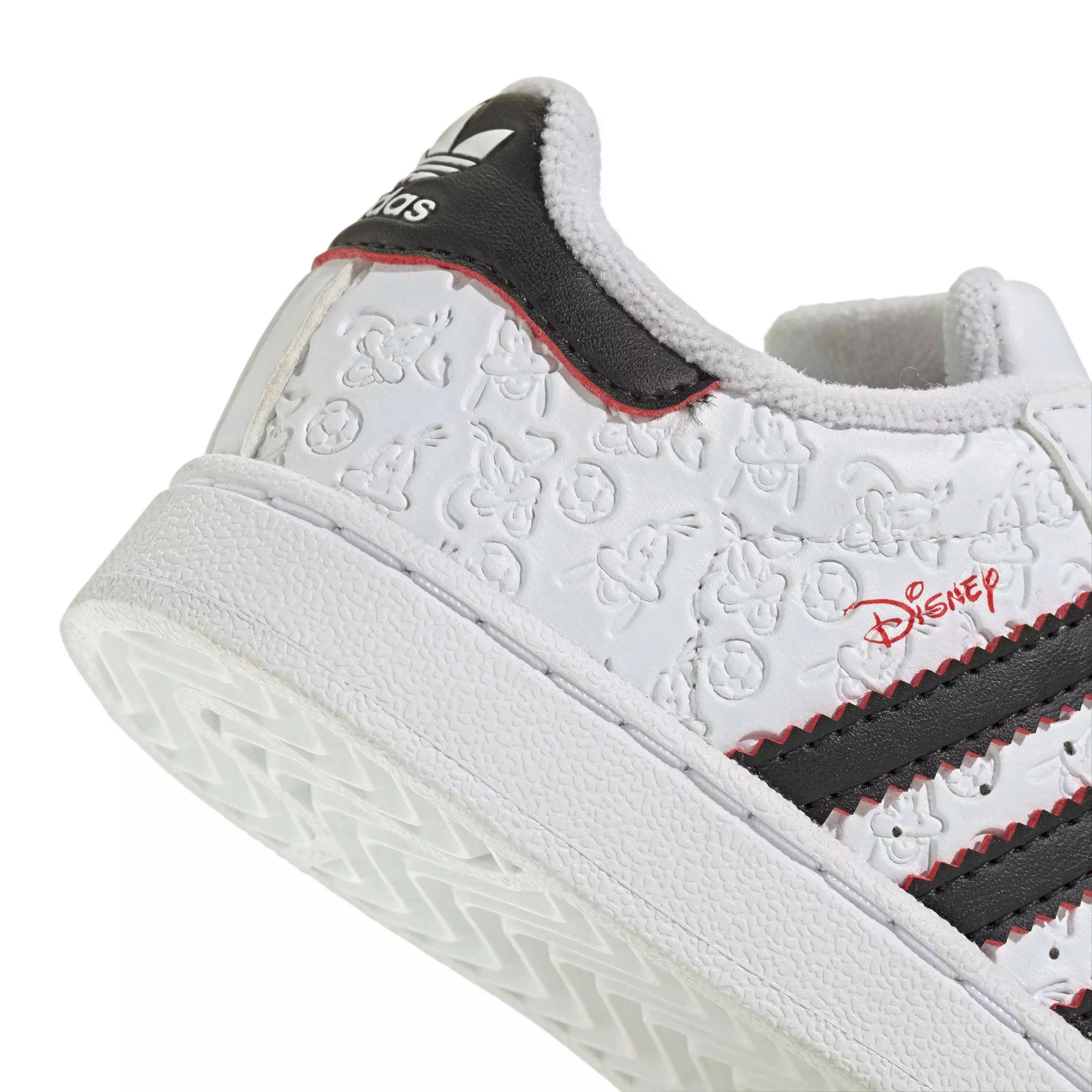 adidas Originals Disney Superstar II CC "Ftwr White/Core Black/Red" Infant Boys' Shoe - WHITE/BLACK/RED