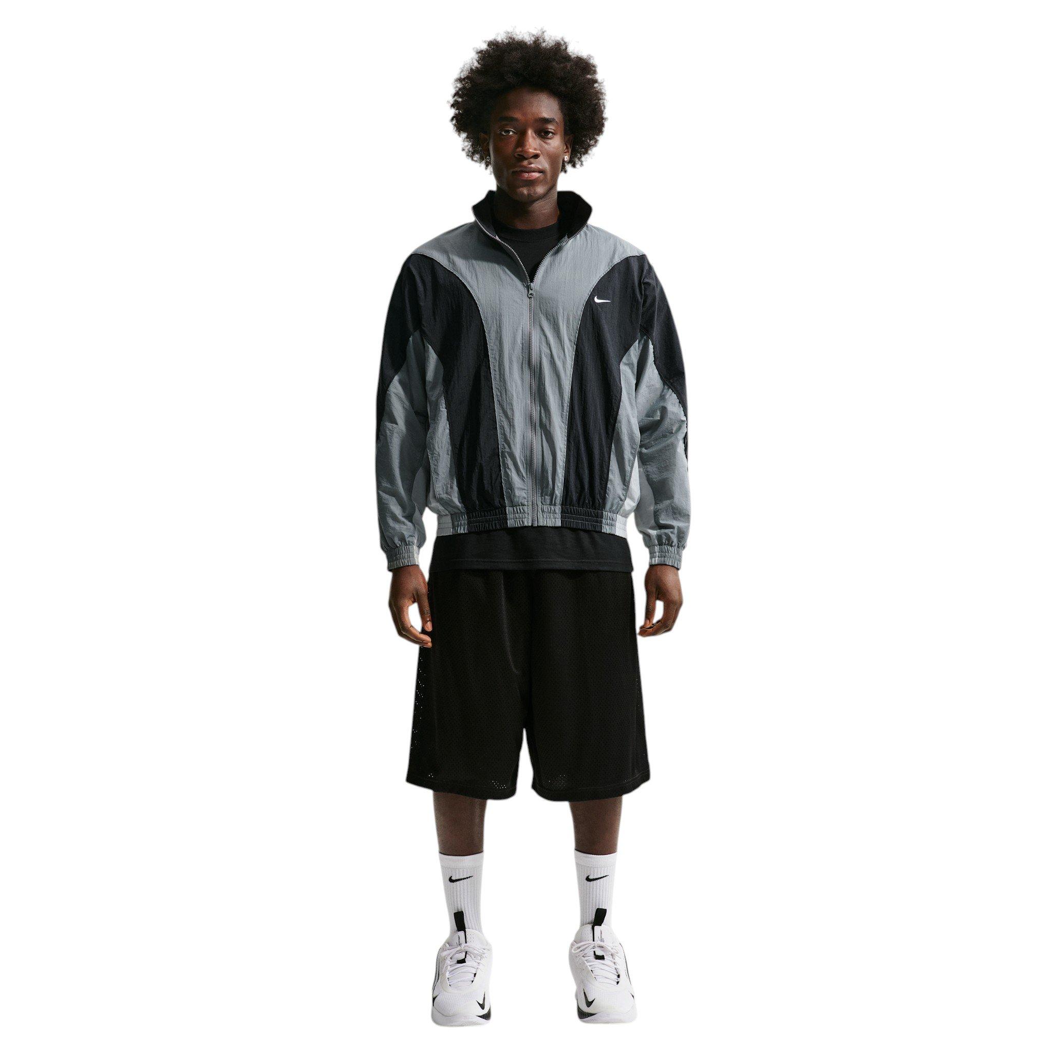 Nike Men's Dri-FIT VR basketball Jacket - Grey/Black - GREY/BLACK