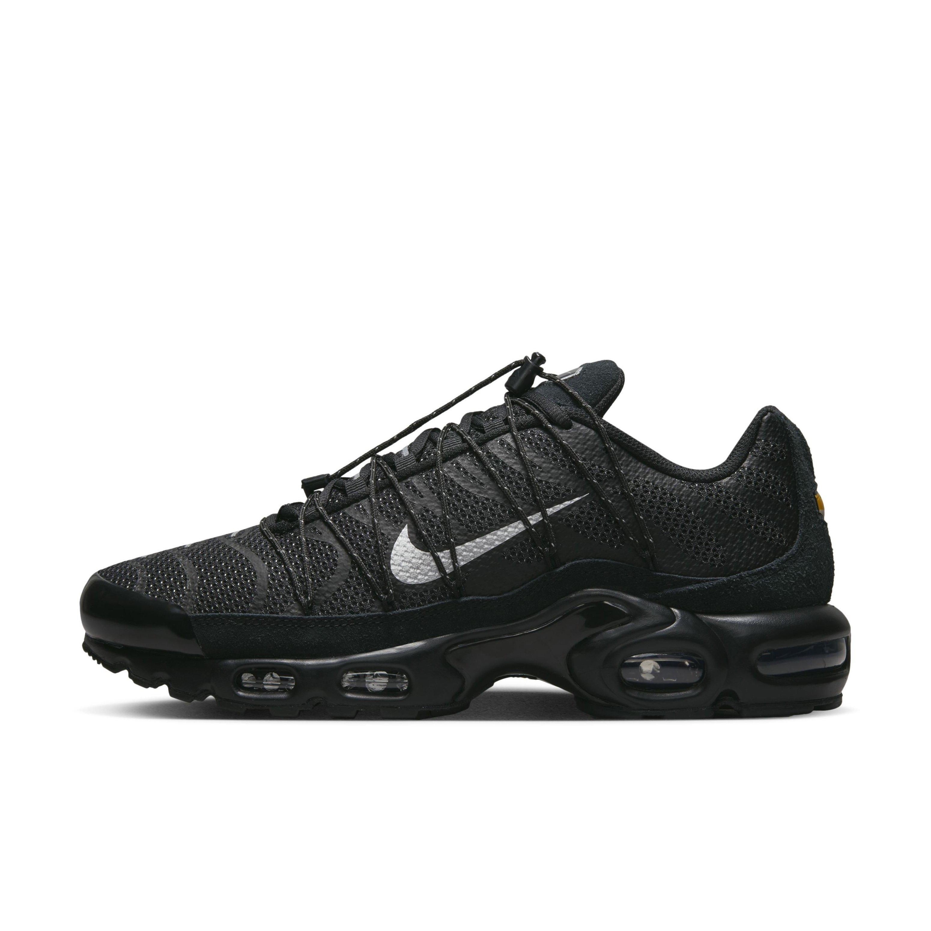 Nike Air Max Plus Black/Silver Sneakers - Farfetch