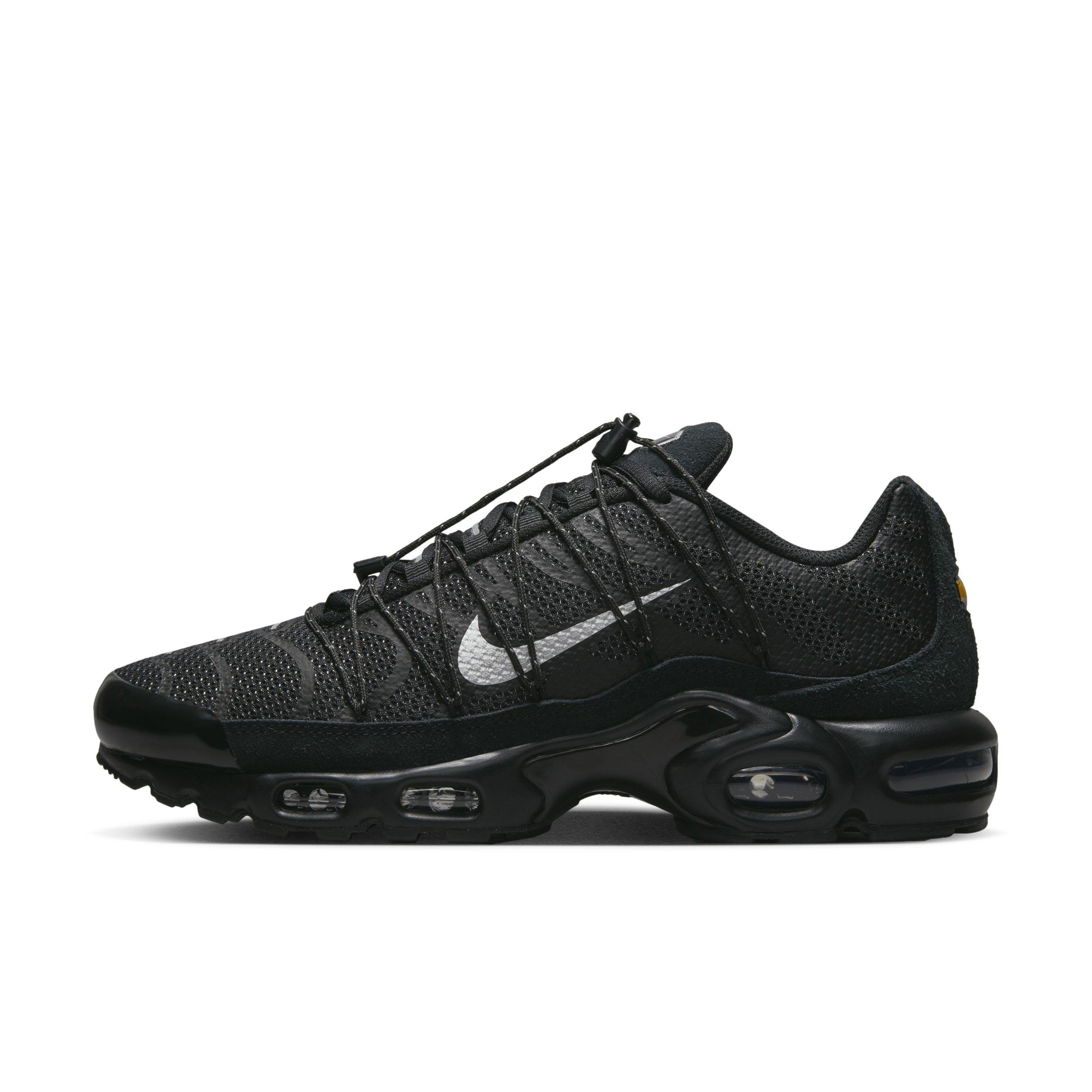 Nike Air Max Plus Utility "Black/Metallic Silver/White" Men's Shoe - BLACK/SILVER/WHITE Thumbnail View 2