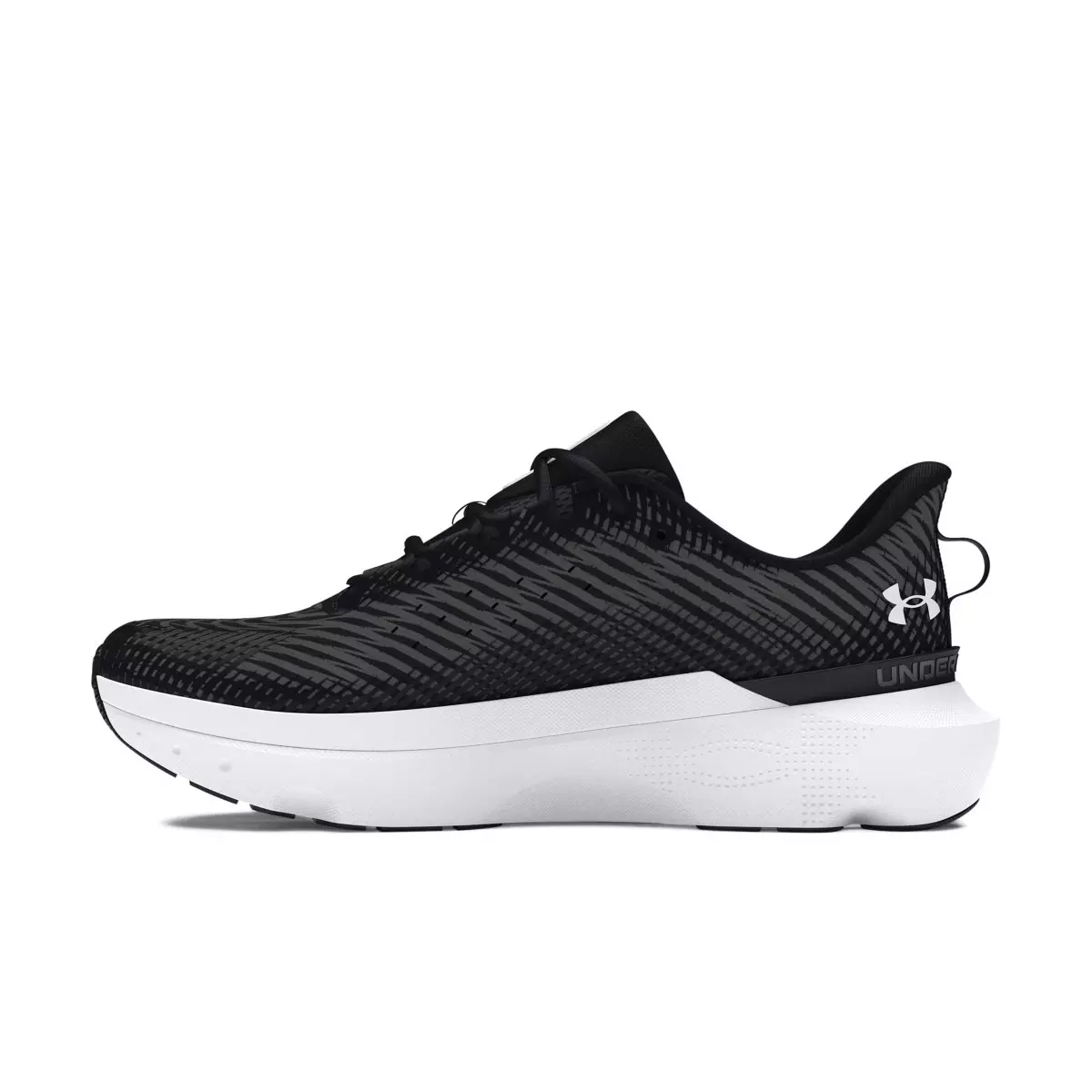 Under Armour Infinite Pro "Black/Castlerock/White" Men's Running Shoe - BLACK/CASTLEROCK/WHITE