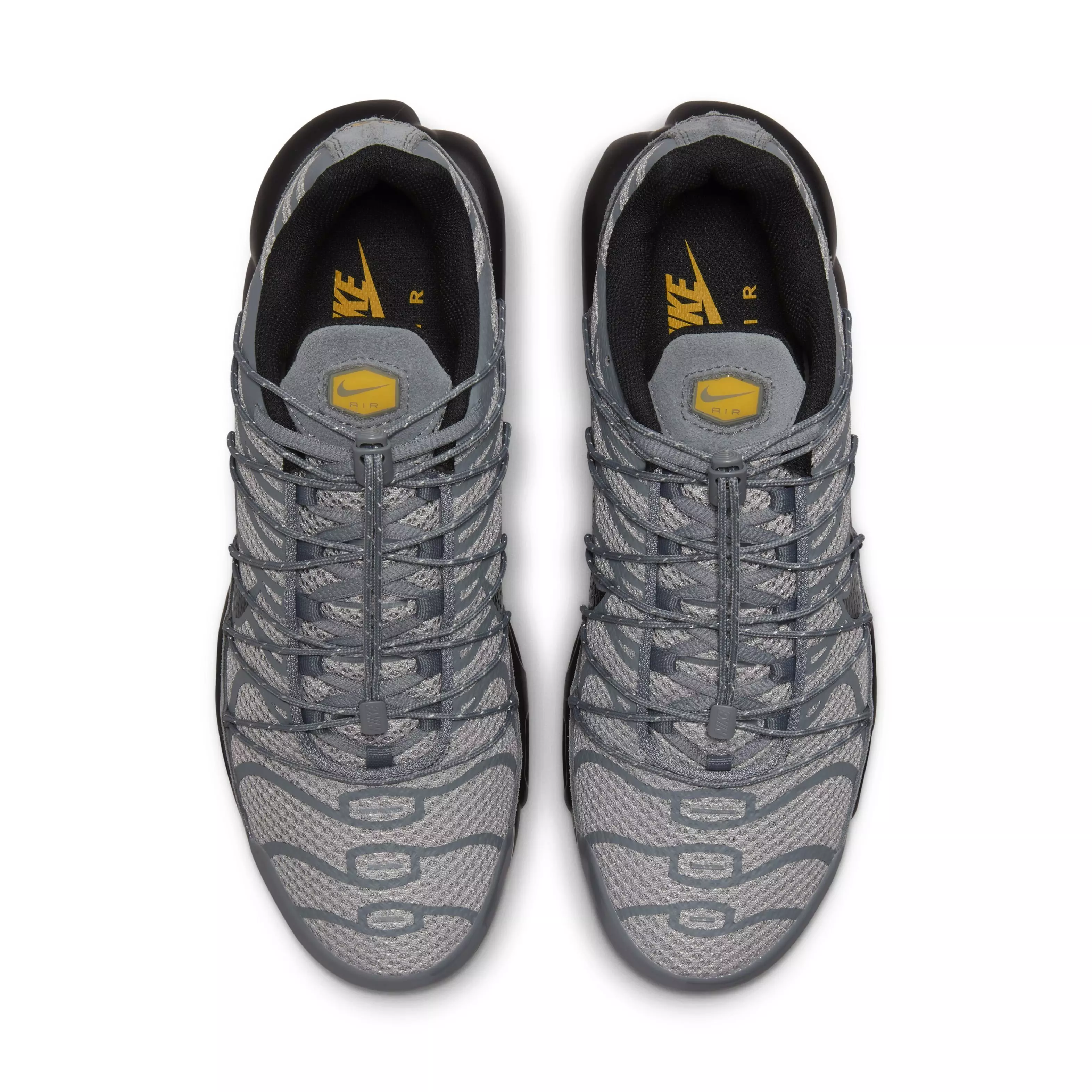 Nike Air Max Plus Utility "Wolf Grey/Black/Cool Grey/Varsity Maize" Men's Shoe - GREY/BLACK/GREY/MAIZE