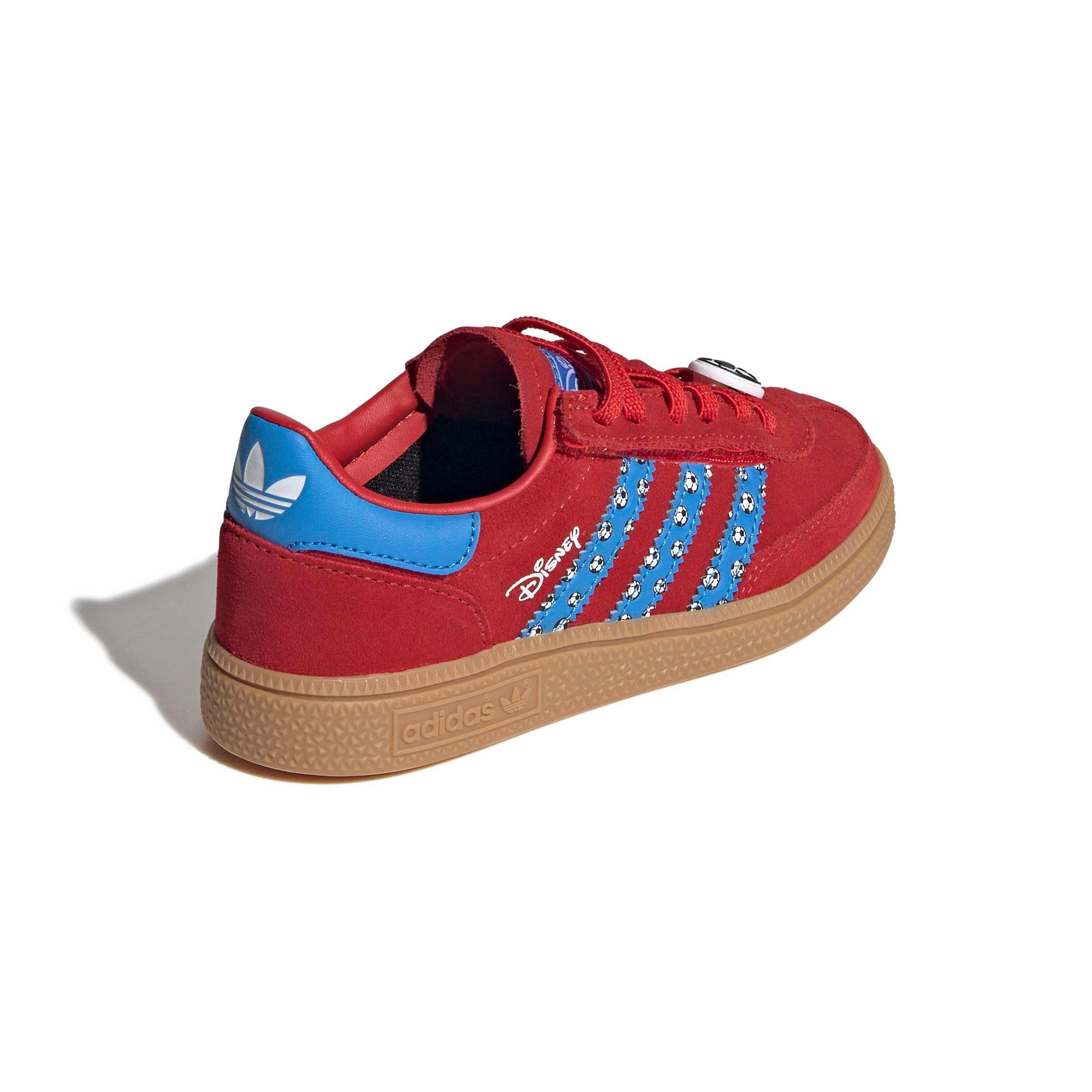 adidas Originals Disney Handball Spezial CCEL Preschool Boys' "Red/Lucid Ray Blue/Gum 3" Shoe