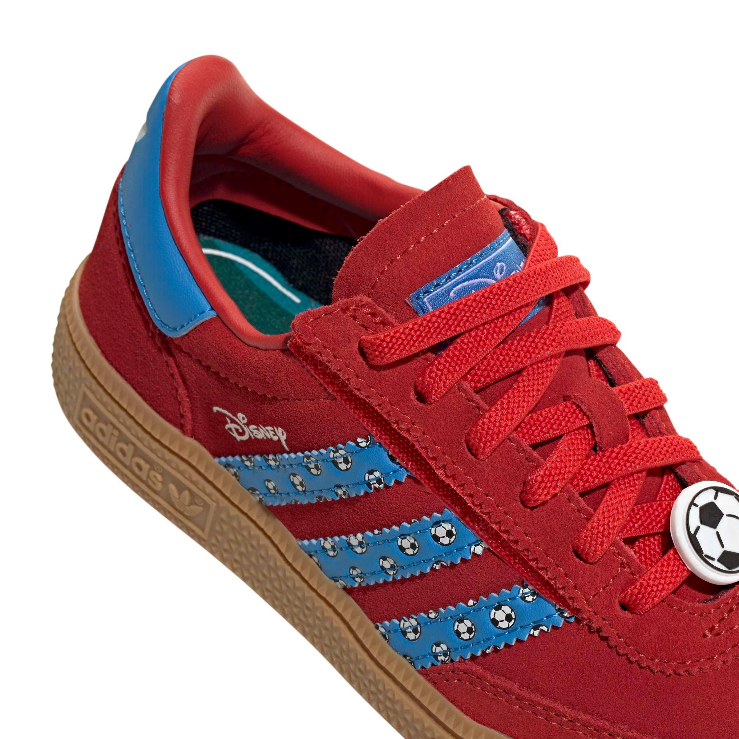 adidas Originals Disney Handball Spezial CCEL Preschool Boys' "Red/Lucid Ray Blue/Gum 3" Shoe
