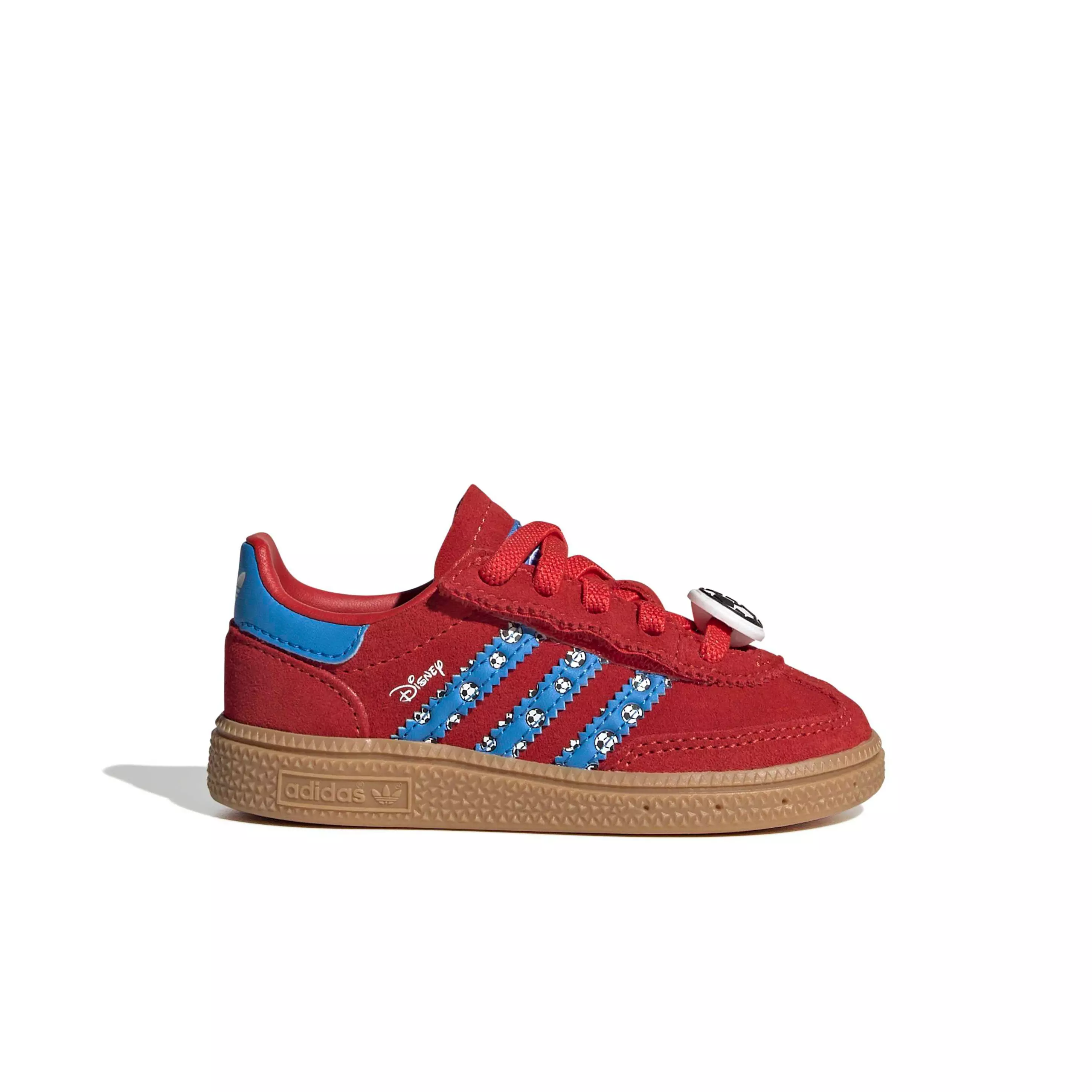 adidas Originals Disney Handball Spezial CCEL "Red/Lucid Ray Blue/Gum 3" Infant Boys' Shoe - RED/BLUE/GUM