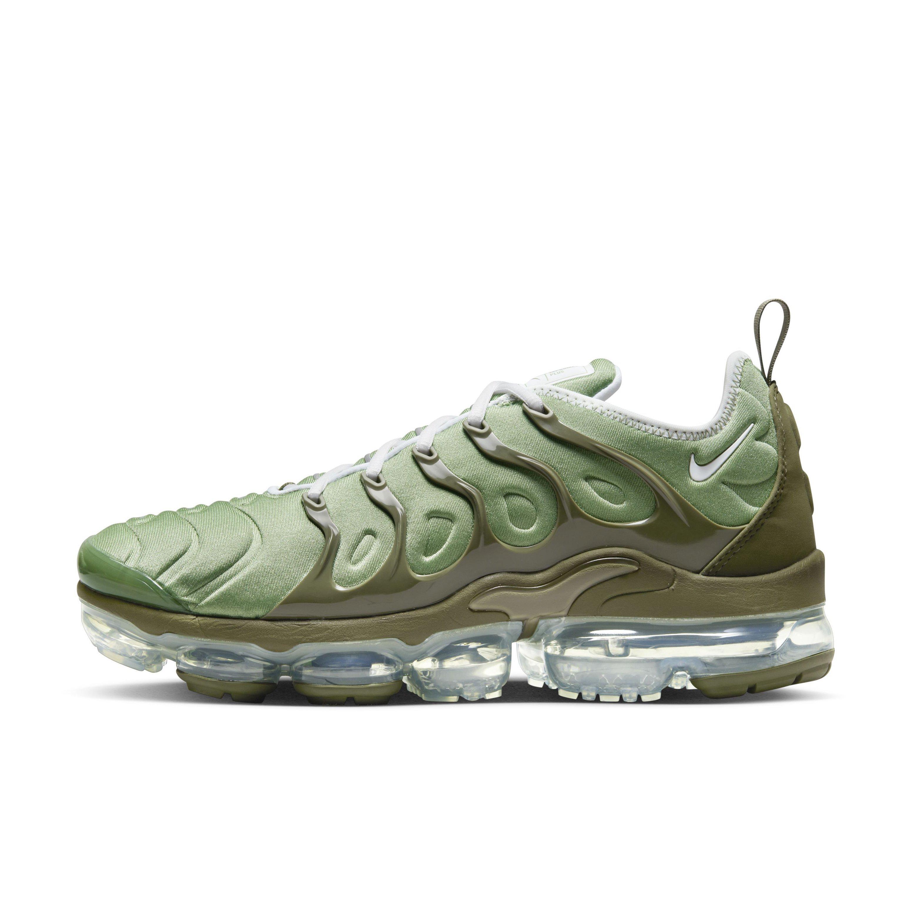 Nike Air VaporMax Plus "Oil Green/White/Medium Olive" Men's Shoe - GREEN/WHITE/MD OLIVE Thumbnail View 2