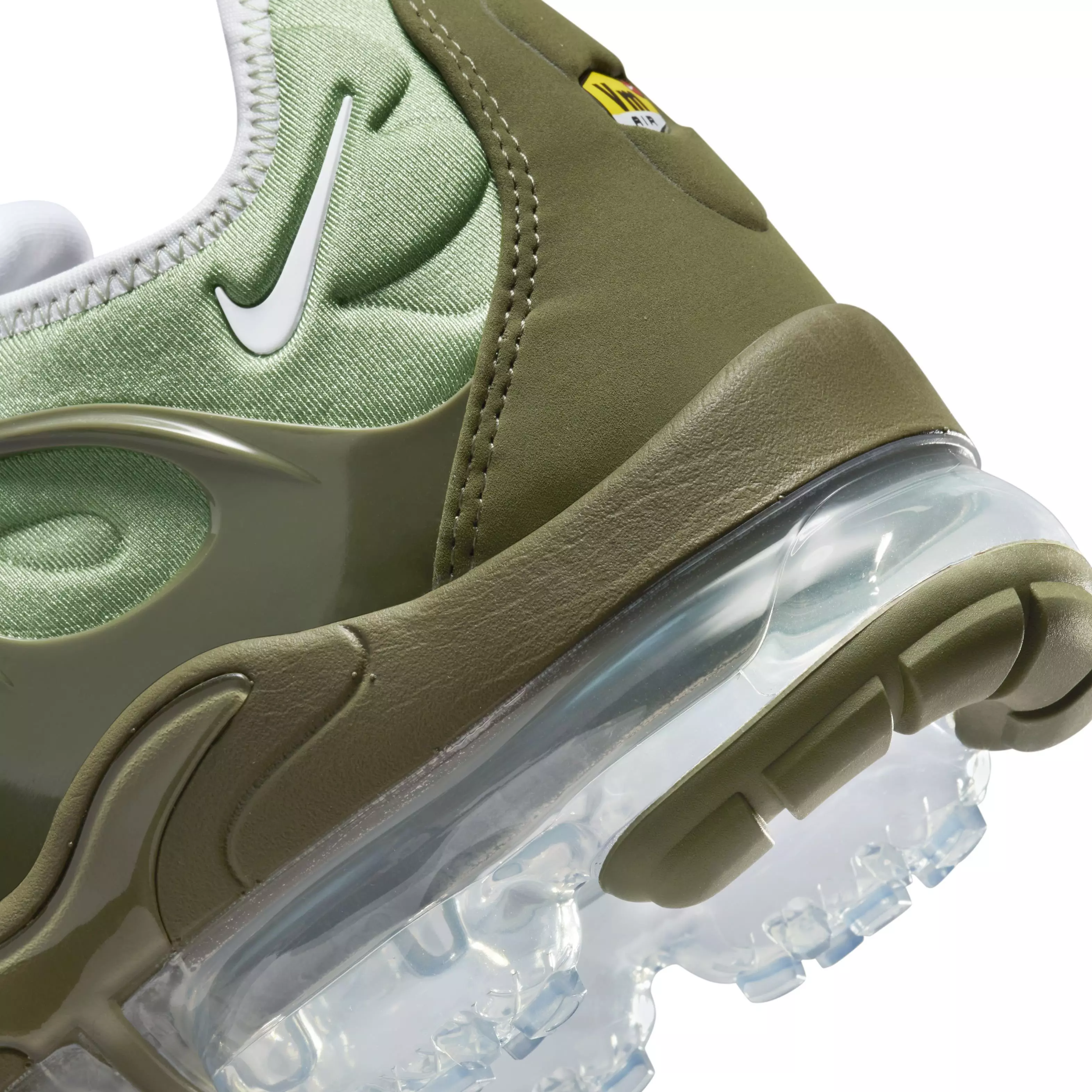Nike Air VaporMax Plus "Oil Green/White/Medium Olive" Men's Shoe - GREEN/WHITE/MD OLIVE