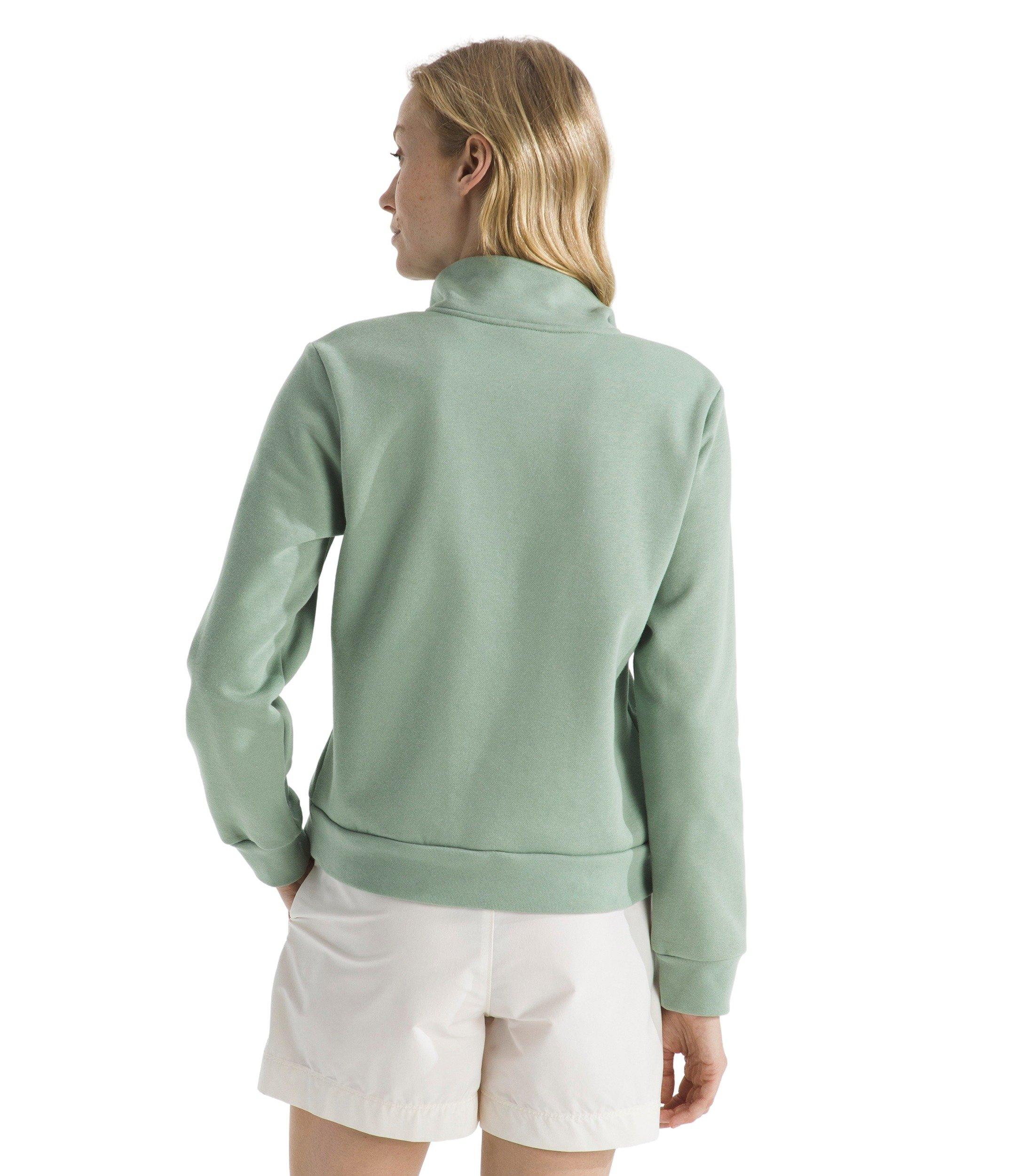 The North Face Women's Evolution EMB 1/4-Zip - Green - GREEN Thumbnail View 2