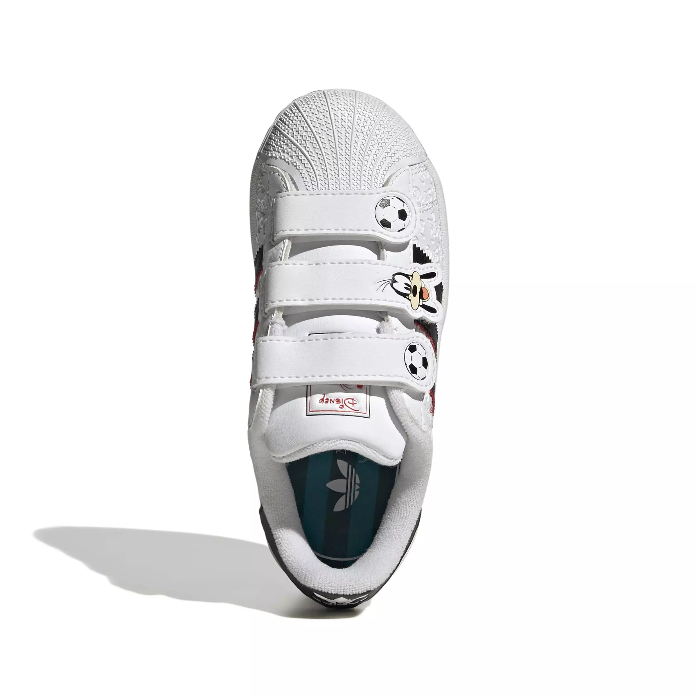 adidas Originals Disney Superstar II CC "Ftwr White/Core Black/Red" Preschool Boys' Shoe - WHITE/BLACK/RED