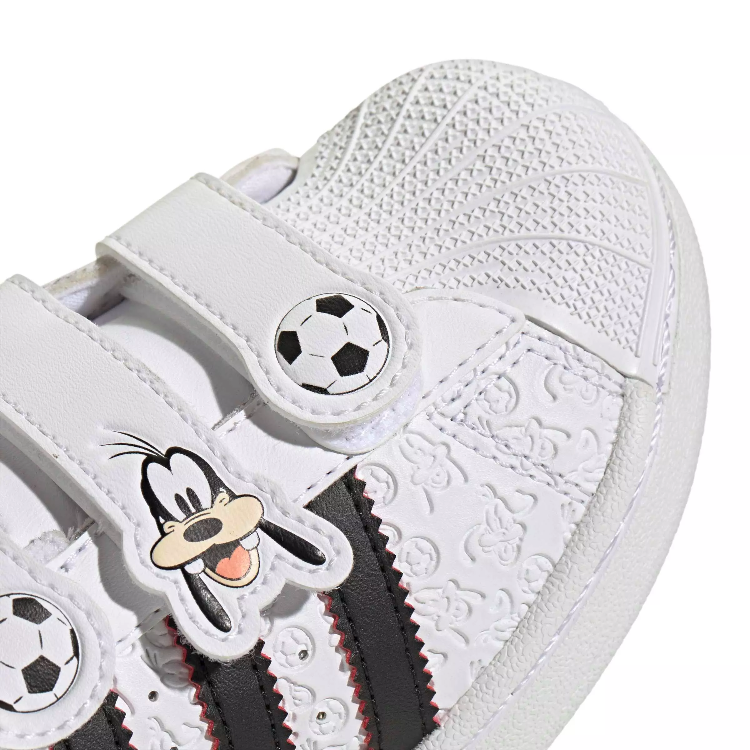 adidas Originals Disney Superstar II CC "Ftwr White/Core Black/Red" Preschool Boys' Shoe - WHITE/BLACK/RED