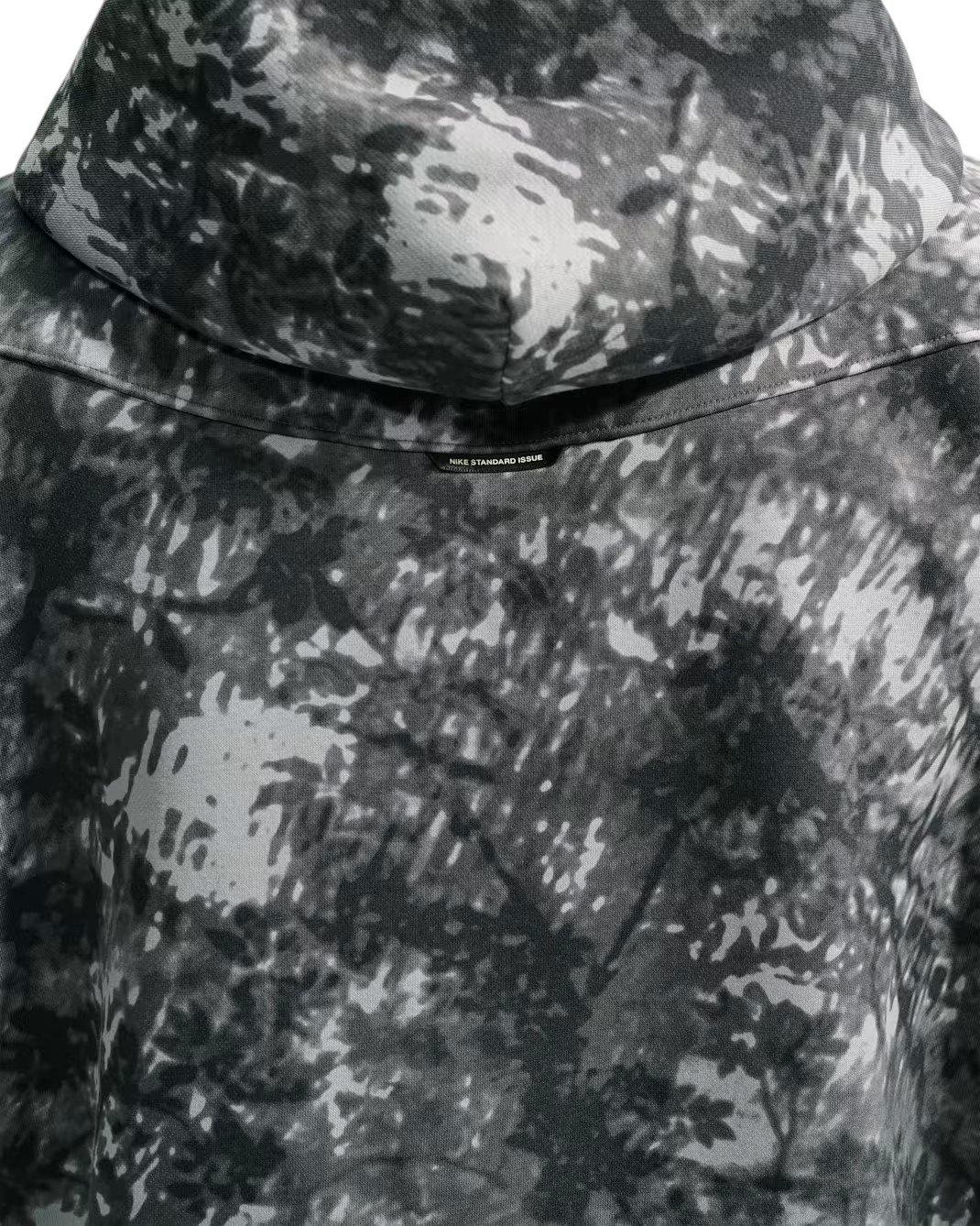 Nike Men's Standard Issue Therma-FIT Brushed Camo Pullover Basketball Hoodie - Iron Grey - IRON GREY
