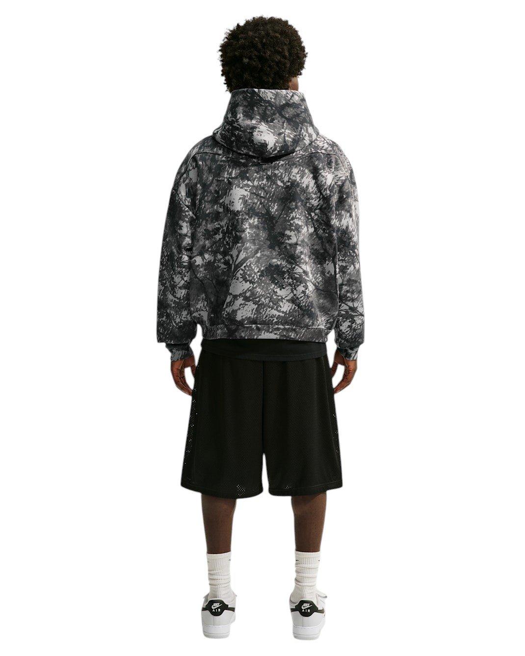 Nike Men's Standard Issue Therma-FIT Brushed Camo Pullover Basketball Hoodie - Iron Grey - IRON GREY