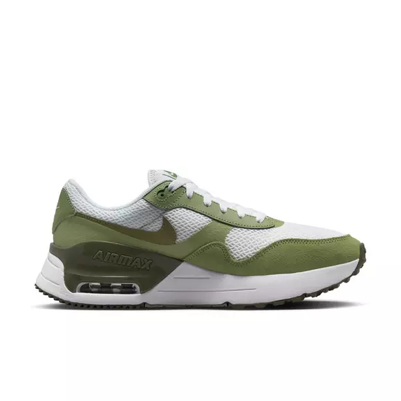 Gama de Cilios Vagabundo Nike Air Max SYSTM "White/Medium Olive/Oil Green" Men's Shoe