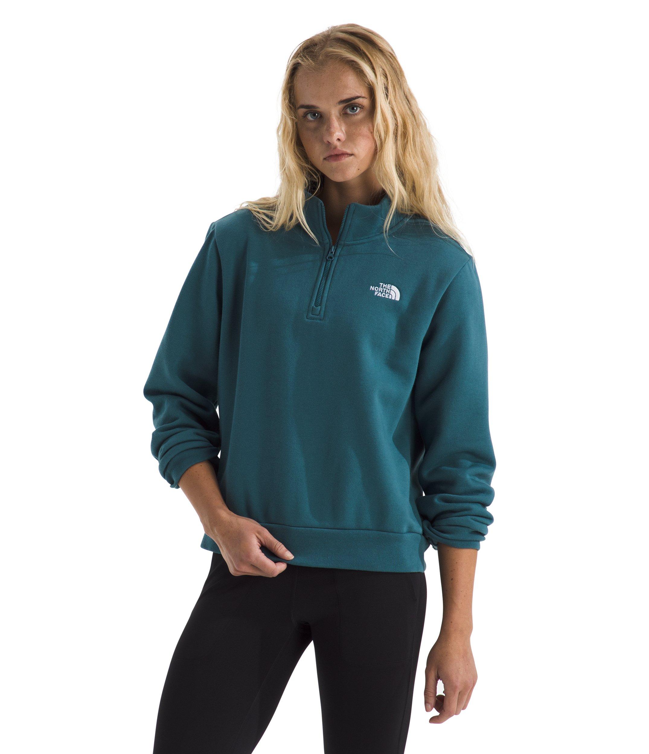 The North Face Women's Evolution EMB 1/4-Zip -COLOR - BLACK Thumbnail View 1